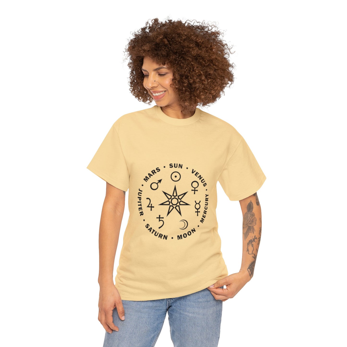 Unisex Heavy Cotton Tee -Astrology T-shirt