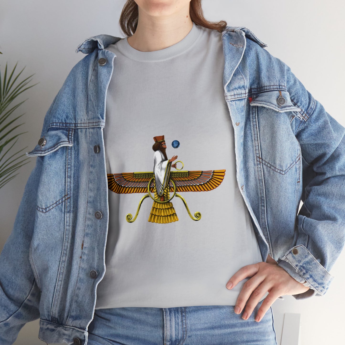 Unisex Heavy Cotton Tee - Anunnaki Enki T-shirt