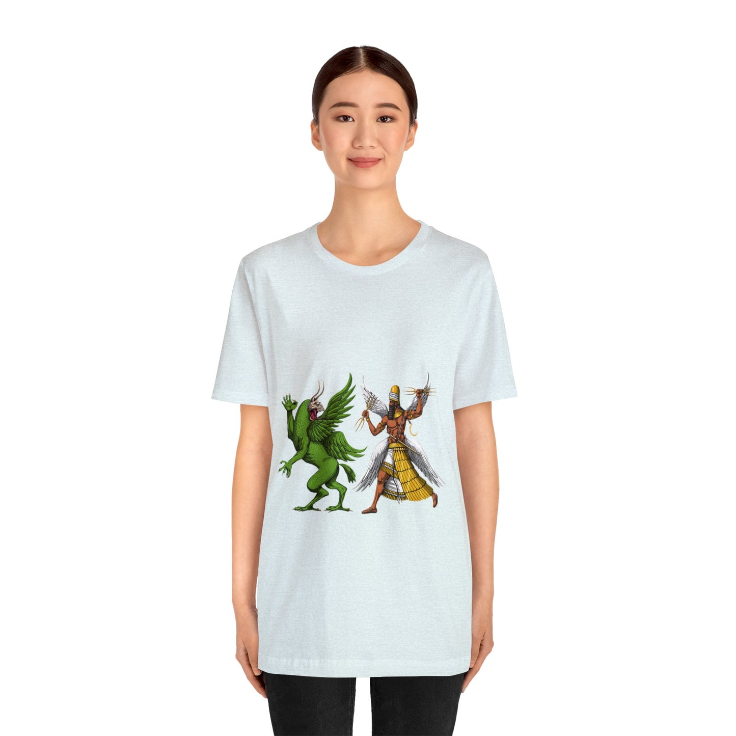 Unisex Marduk vs Tiamat Anunnaki Jersey Short Sleeve Tee