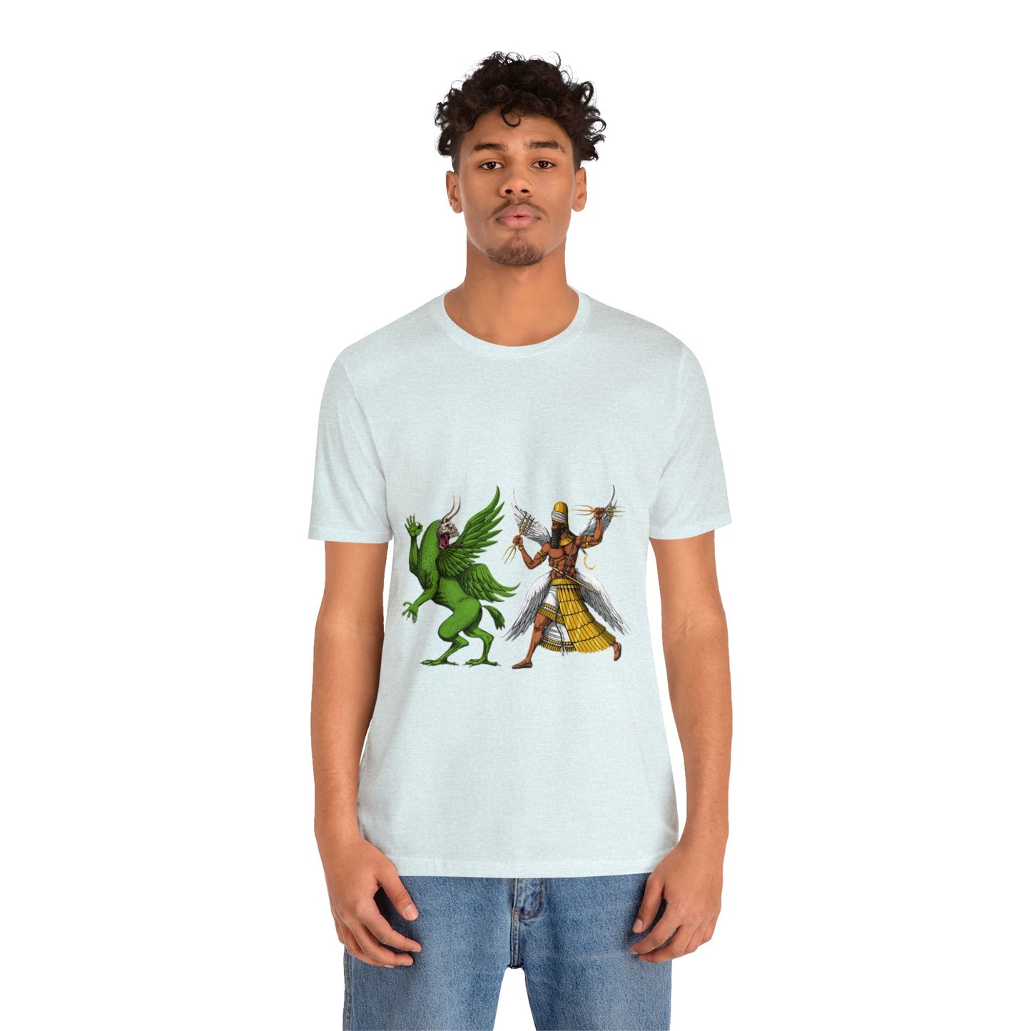 Unisex Marduk vs Tiamat Anunnaki Jersey Short Sleeve Tee