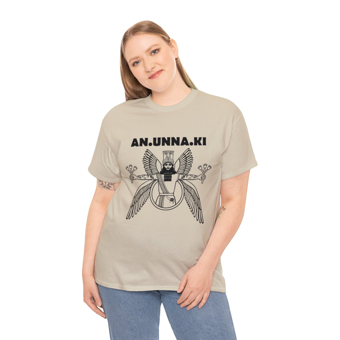 Unisex Heavy Cotton Tee - Anunnaki Ancient Aliens Tshirt