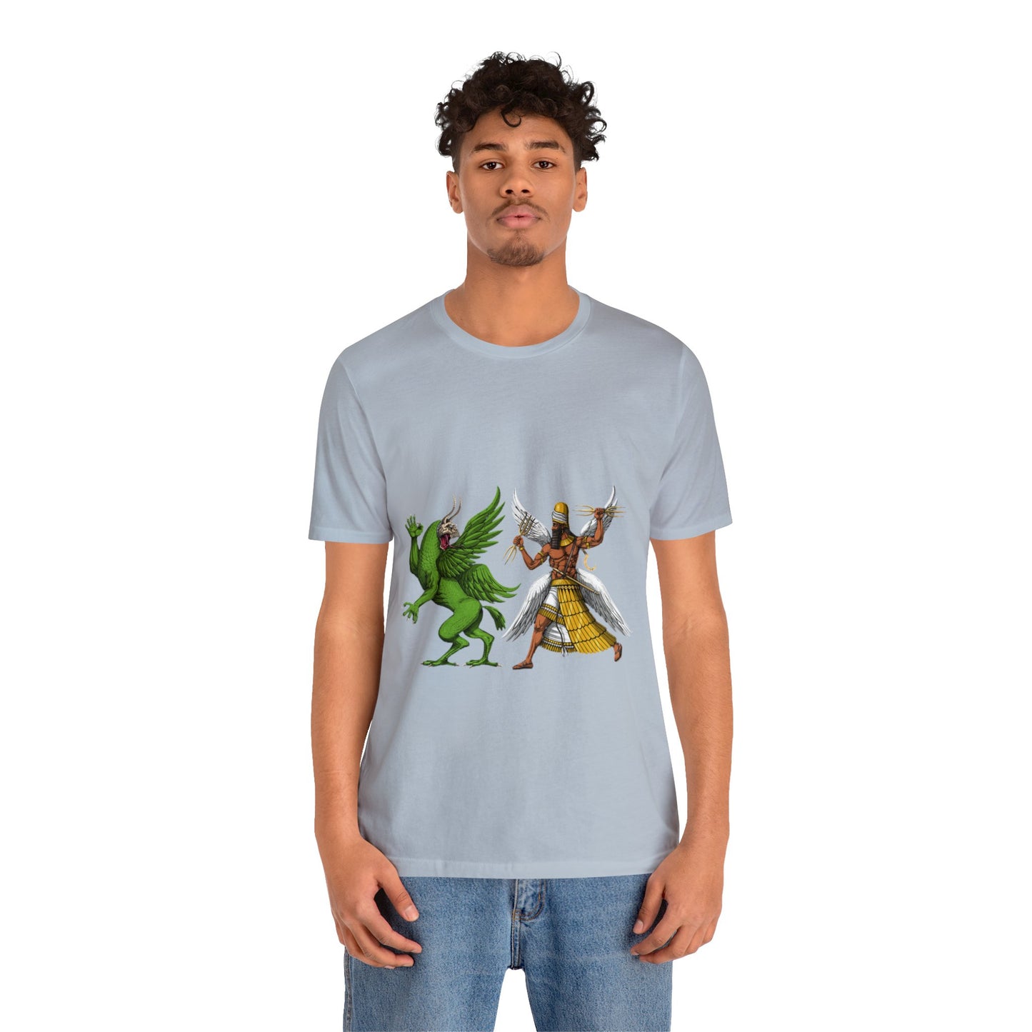 Unisex Marduk vs Tiamat Anunnaki Jersey Short Sleeve Tee
