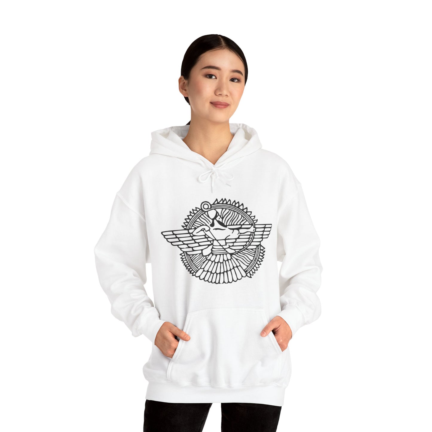 Unisex Heavy Blend™ Hooded Sweatshirt - Anunnaki Logo Hoodie