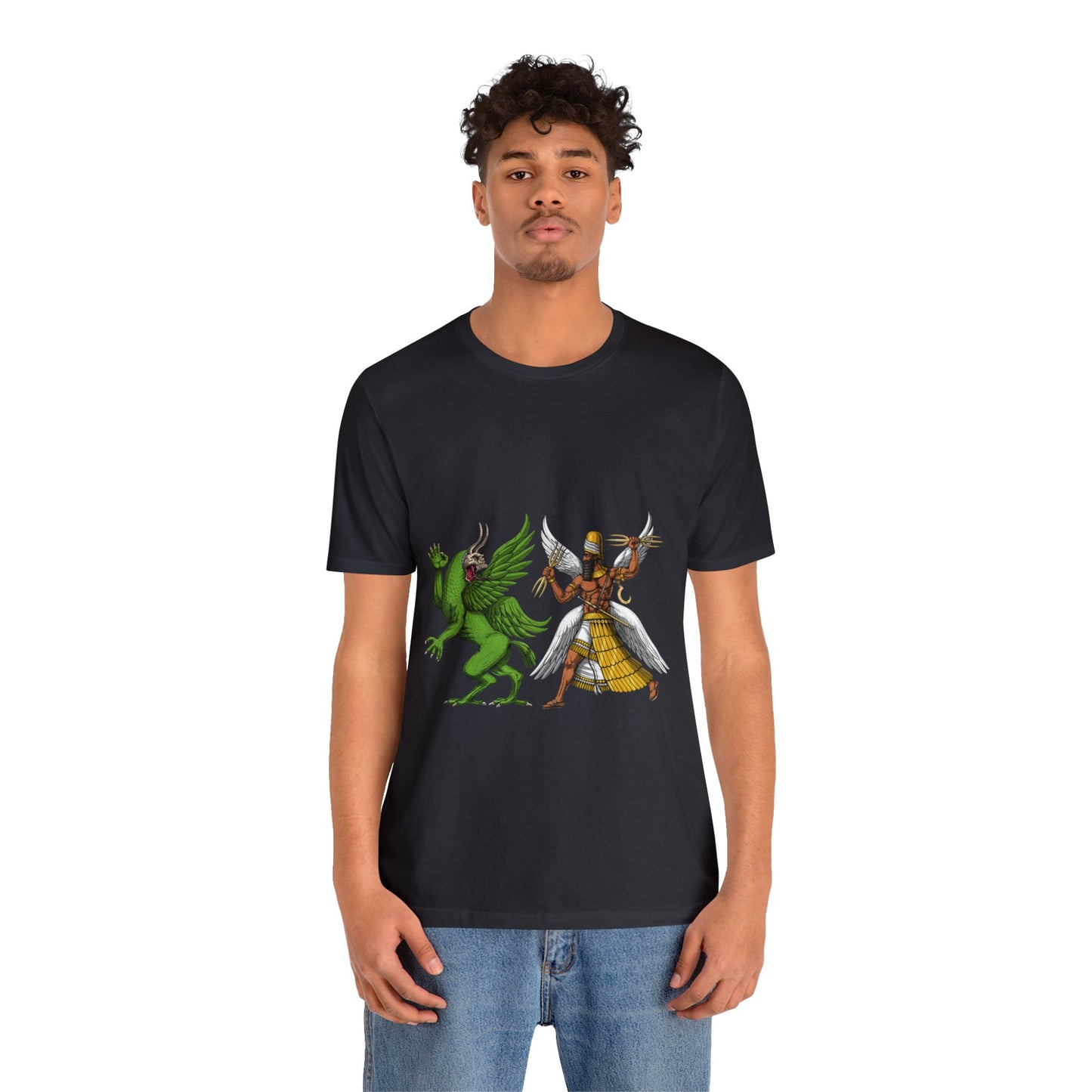 Unisex Marduk vs Tiamat Anunnaki Jersey Short Sleeve Tee