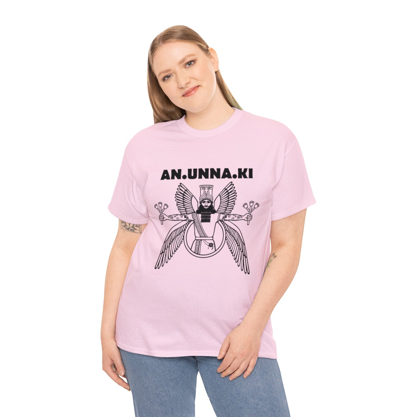 Unisex Heavy Cotton Tee - Anunnaki Ancient Aliens Tshirt