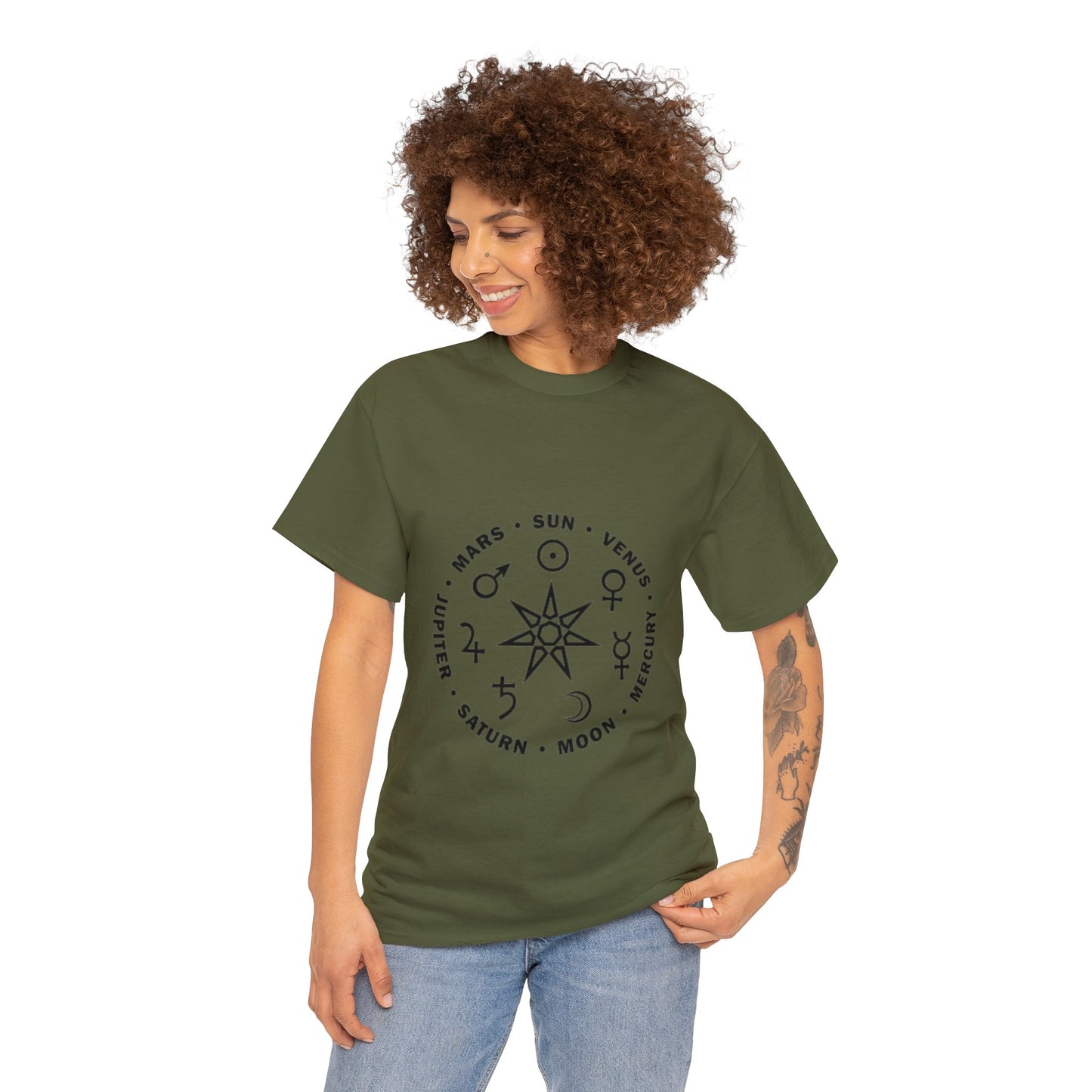 Unisex Heavy Cotton Tee -Astrology T-shirt