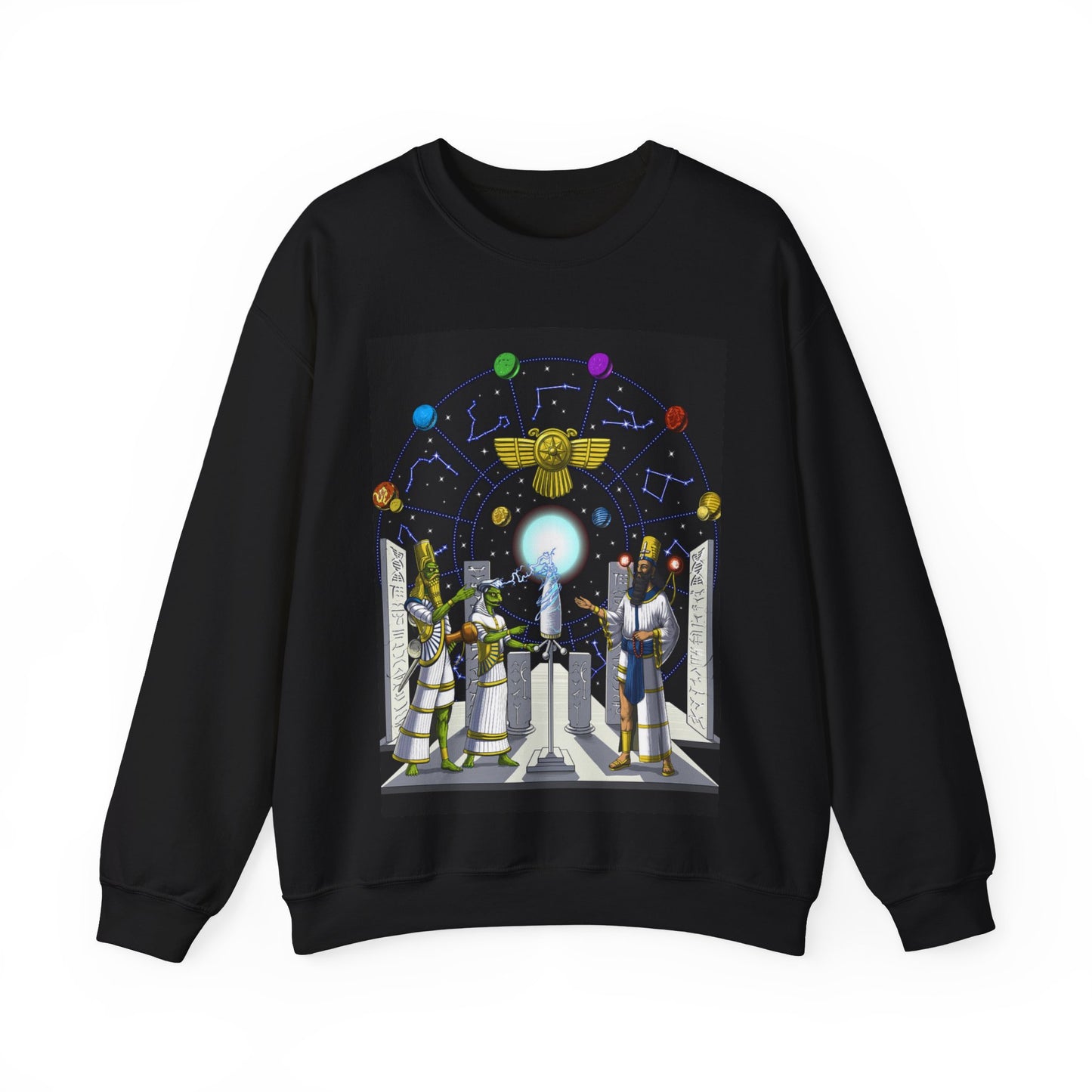 Unisex Heavy Blend™ Crewneck Sweatshirt - Anunnaki Gods Sweatshirt
