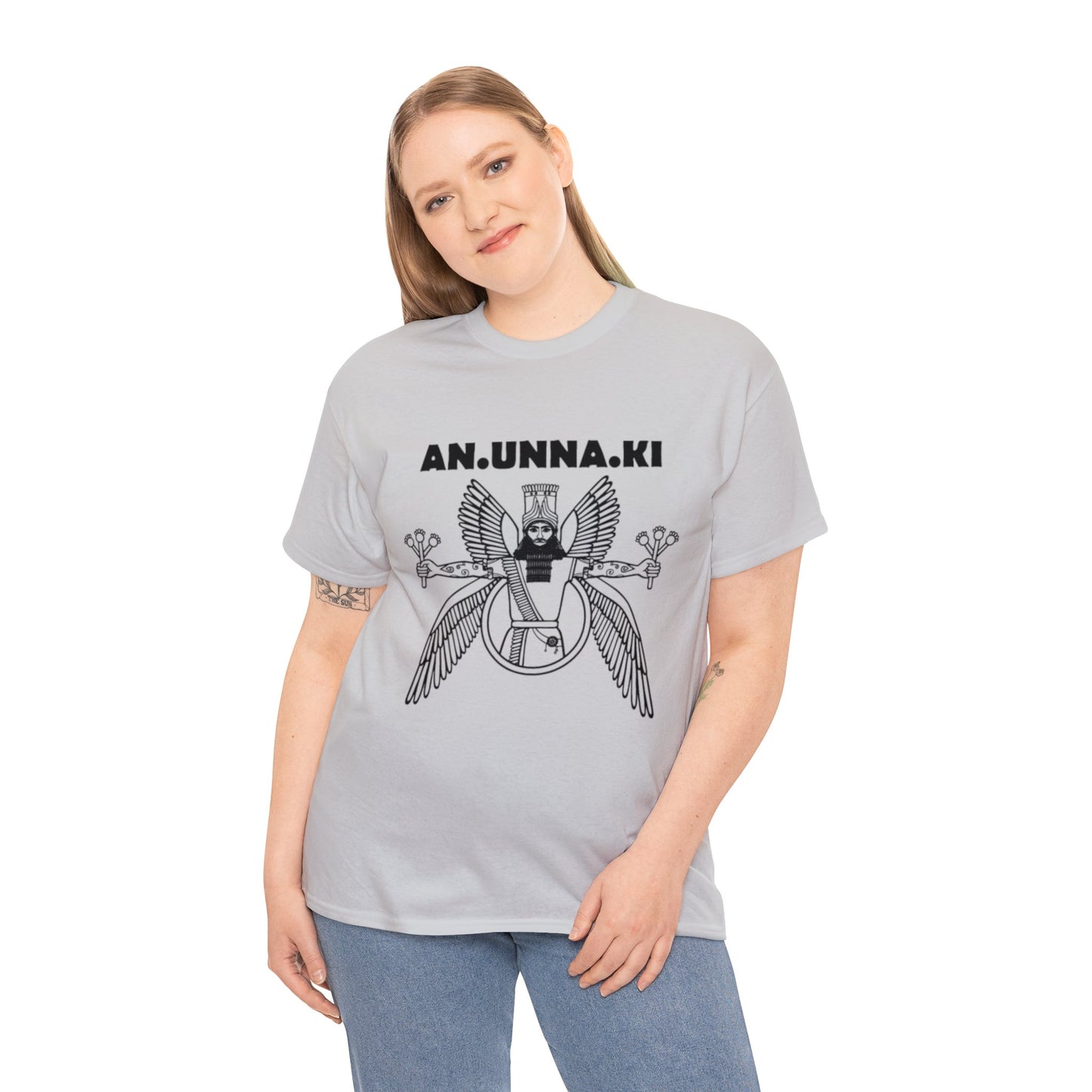 Unisex Heavy Cotton Tee - Anunnaki Ancient Aliens Tshirt