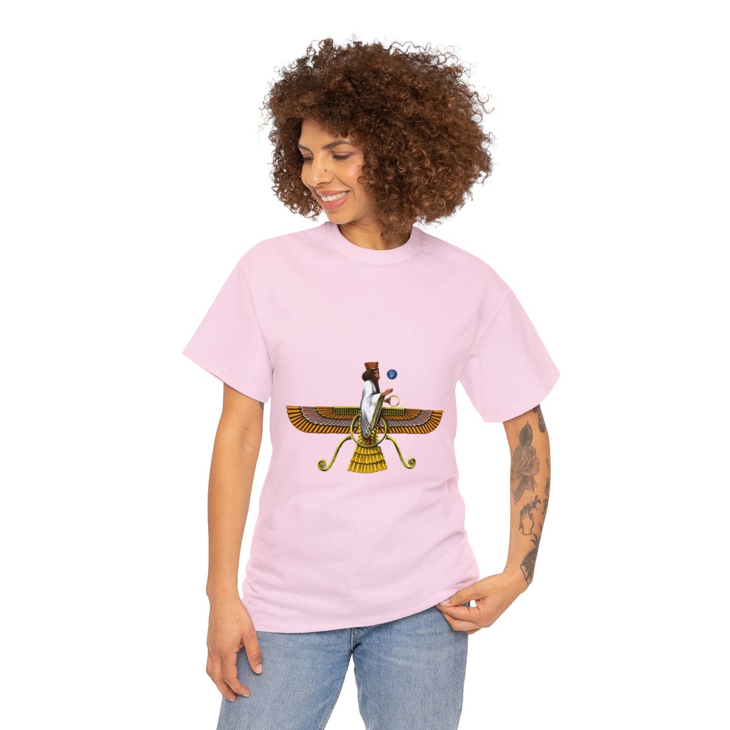 Unisex Heavy Cotton Tee - Anunnaki Enki T-shirt