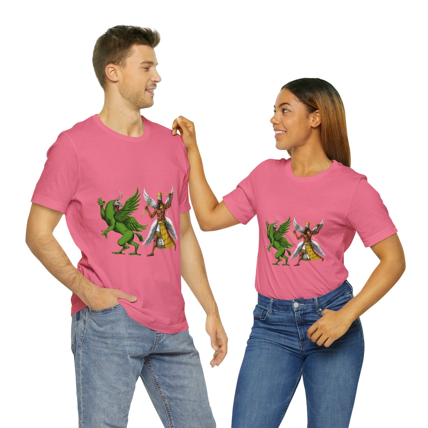 Unisex Marduk vs Tiamat Anunnaki Jersey Short Sleeve Tee