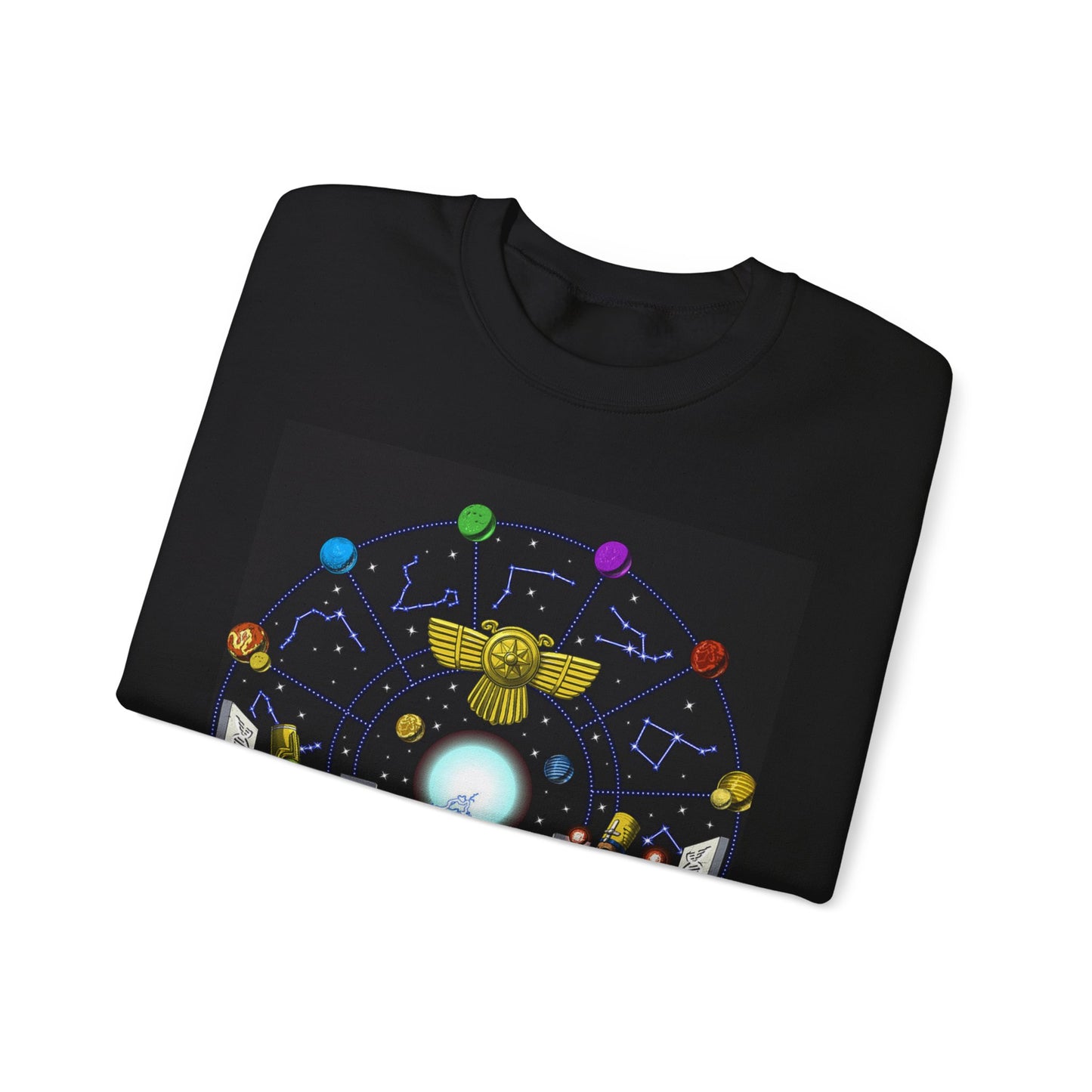 Unisex Heavy Blend™ Crewneck Sweatshirt - Anunnaki Gods Sweatshirt