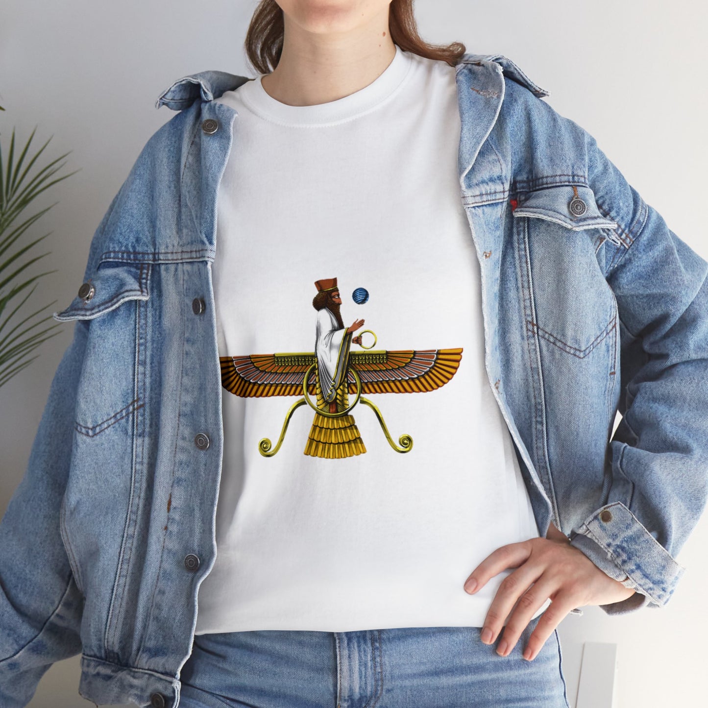 Unisex Heavy Cotton Tee - Anunnaki Enki T-shirt