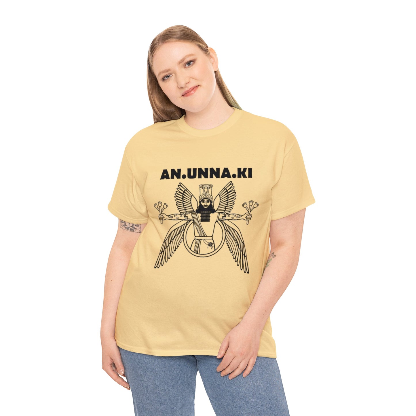 Unisex Heavy Cotton Tee - Anunnaki Ancient Aliens Tshirt