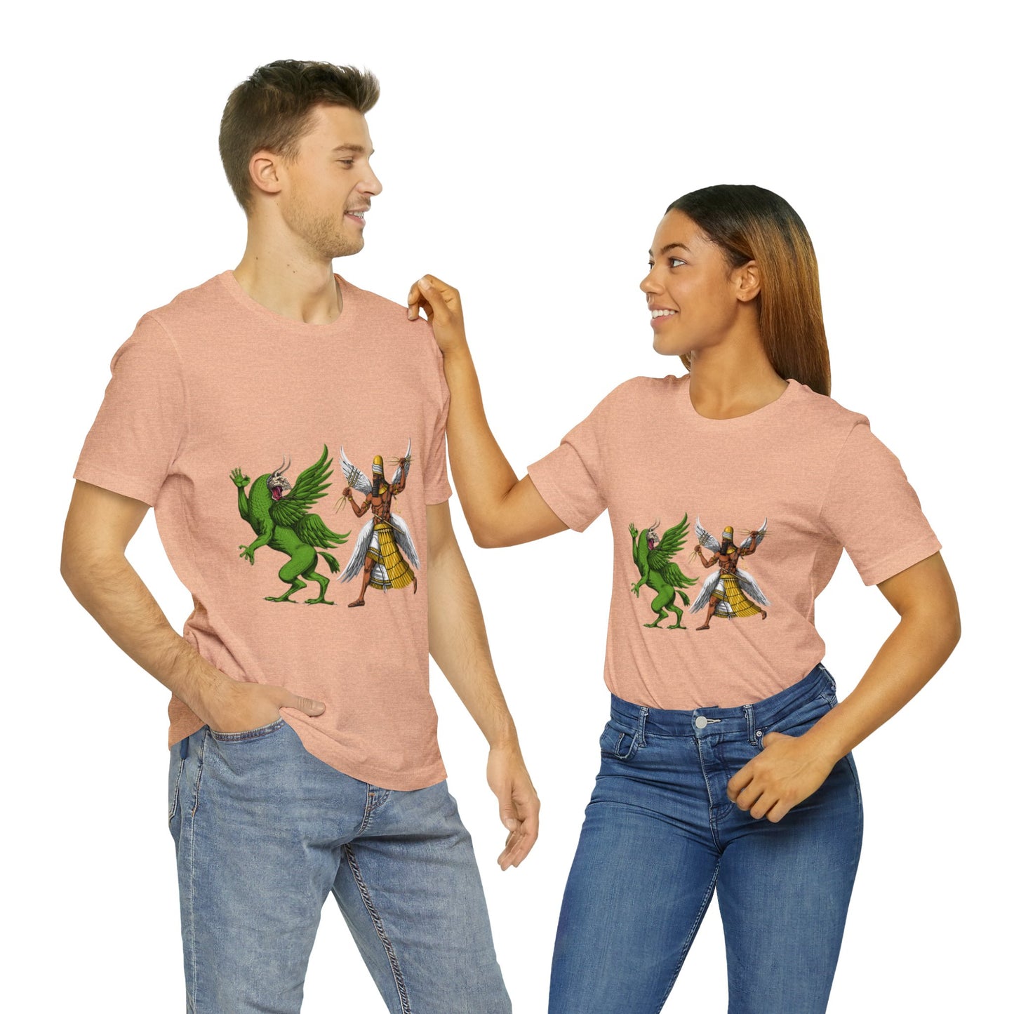 Unisex Marduk vs Tiamat Anunnaki Jersey Short Sleeve Tee