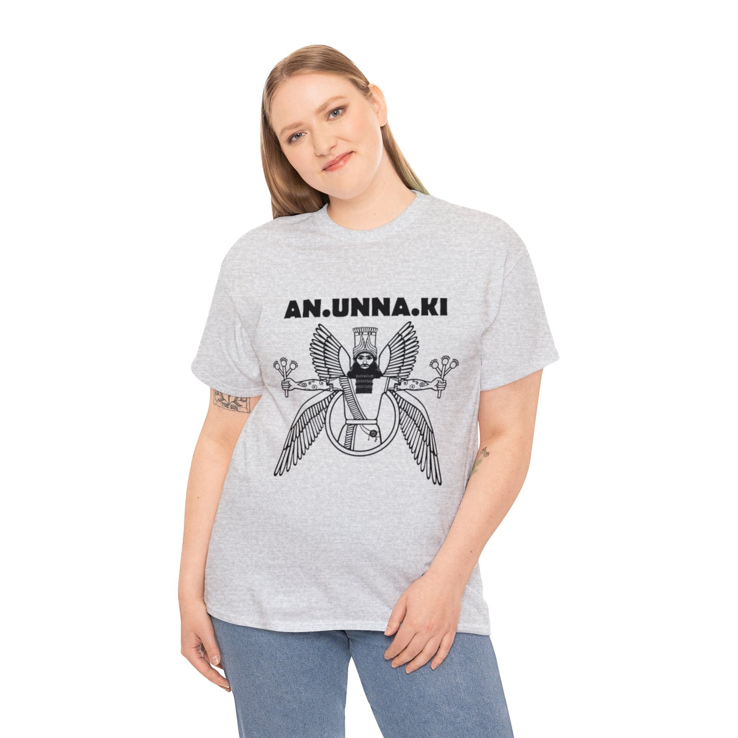 Unisex Heavy Cotton Tee - Anunnaki Ancient Aliens Tshirt