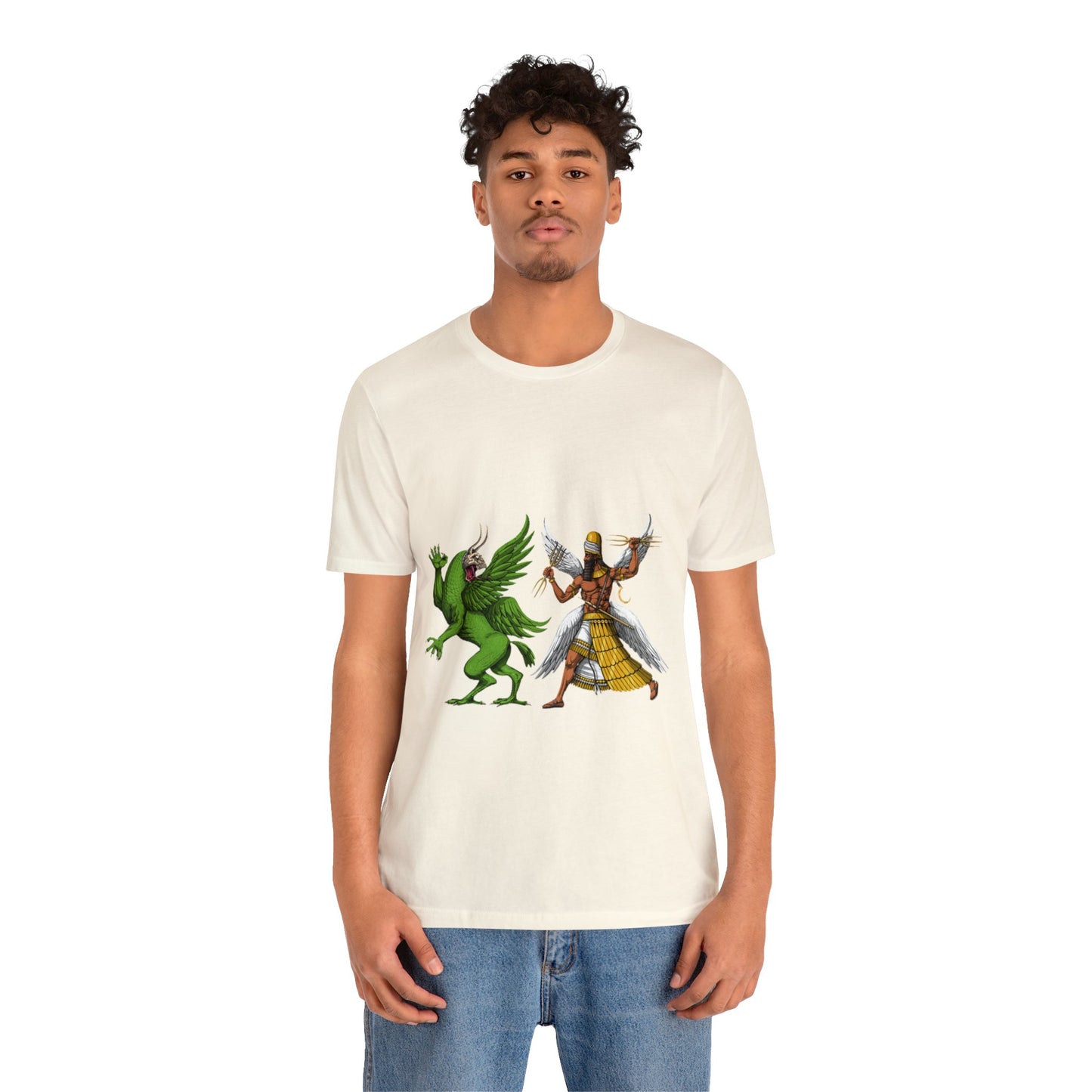 Unisex Marduk vs Tiamat Anunnaki Jersey Short Sleeve Tee