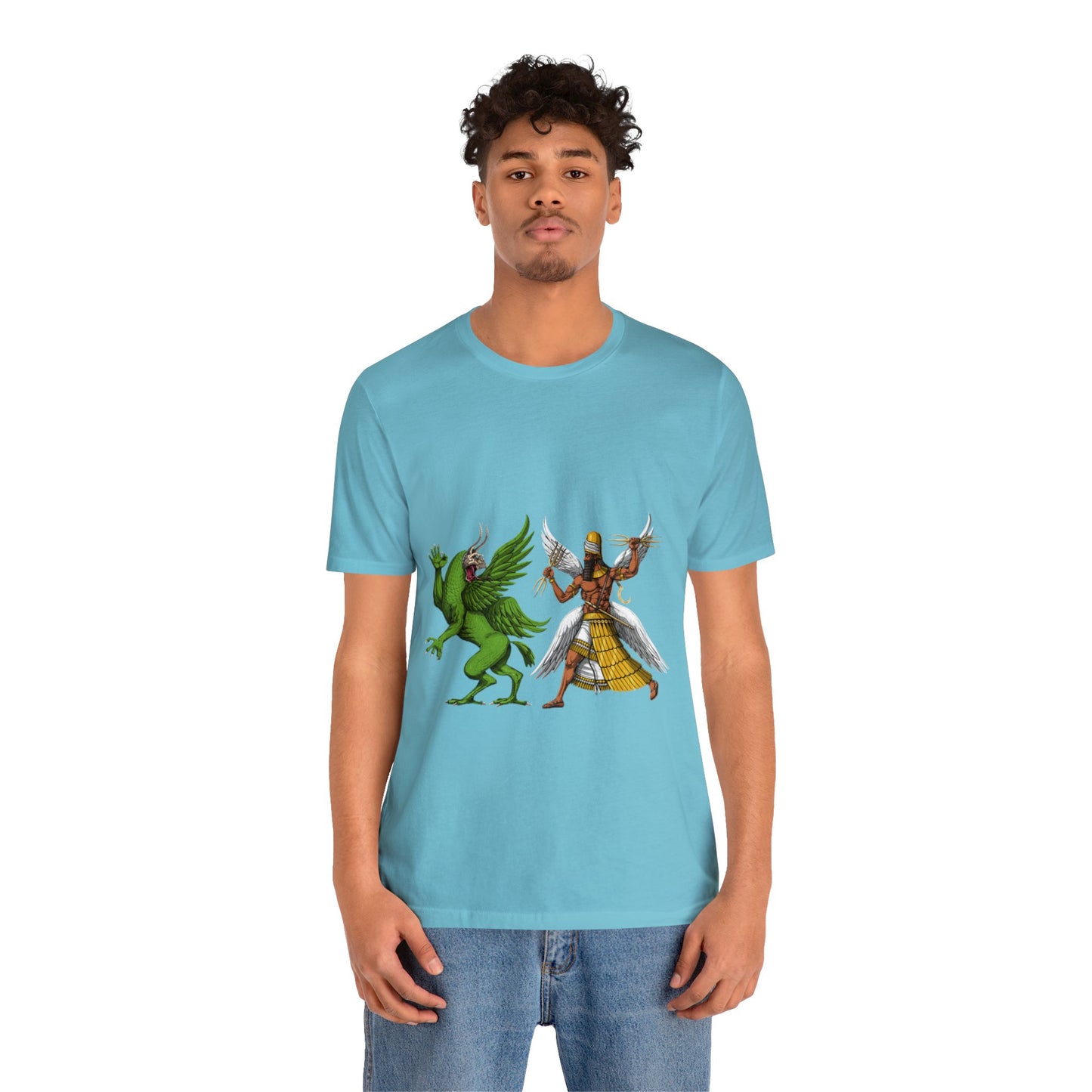 Unisex Marduk vs Tiamat Anunnaki Jersey Short Sleeve Tee