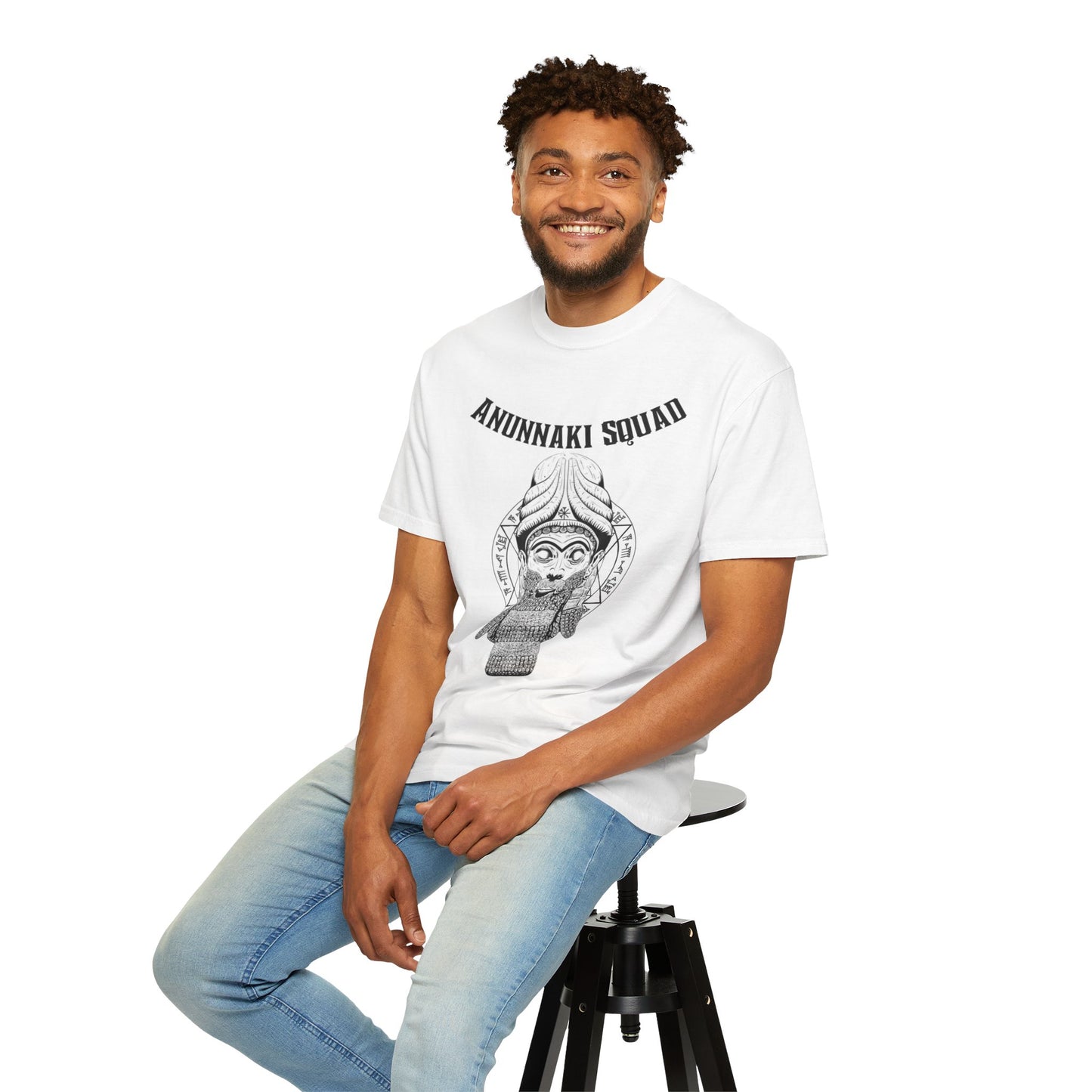 Anunnaki Squad Unisex Garment-Dyed T-shirt