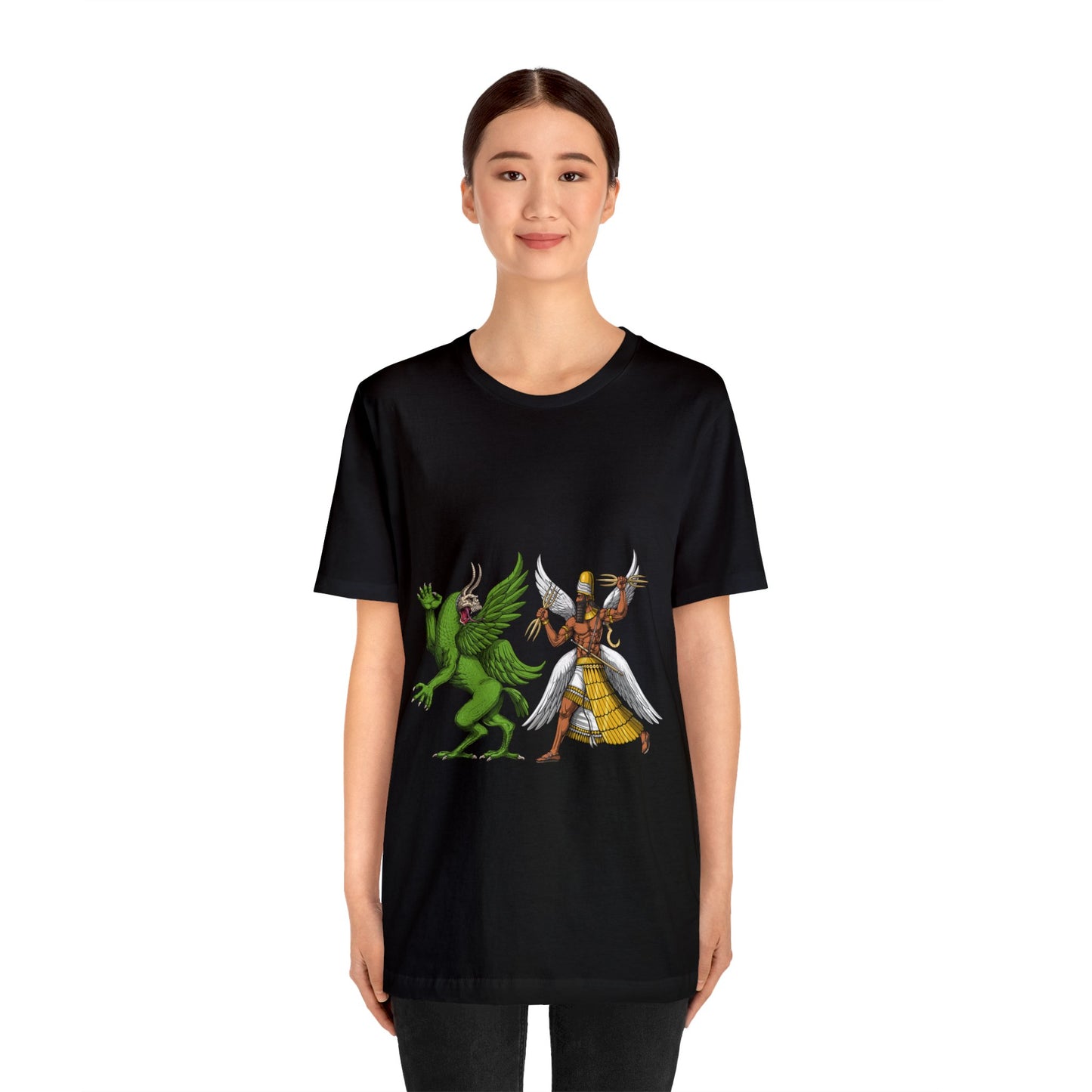 Unisex Marduk vs Tiamat Anunnaki Jersey Short Sleeve Tee