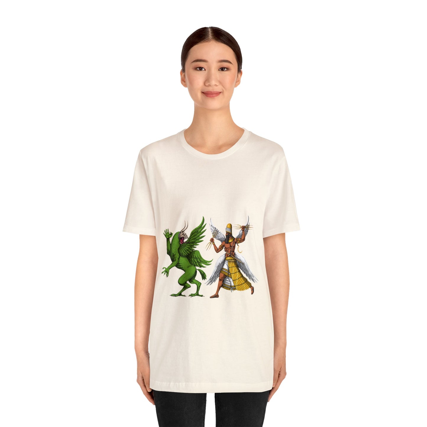Unisex Marduk vs Tiamat Anunnaki Jersey Short Sleeve Tee