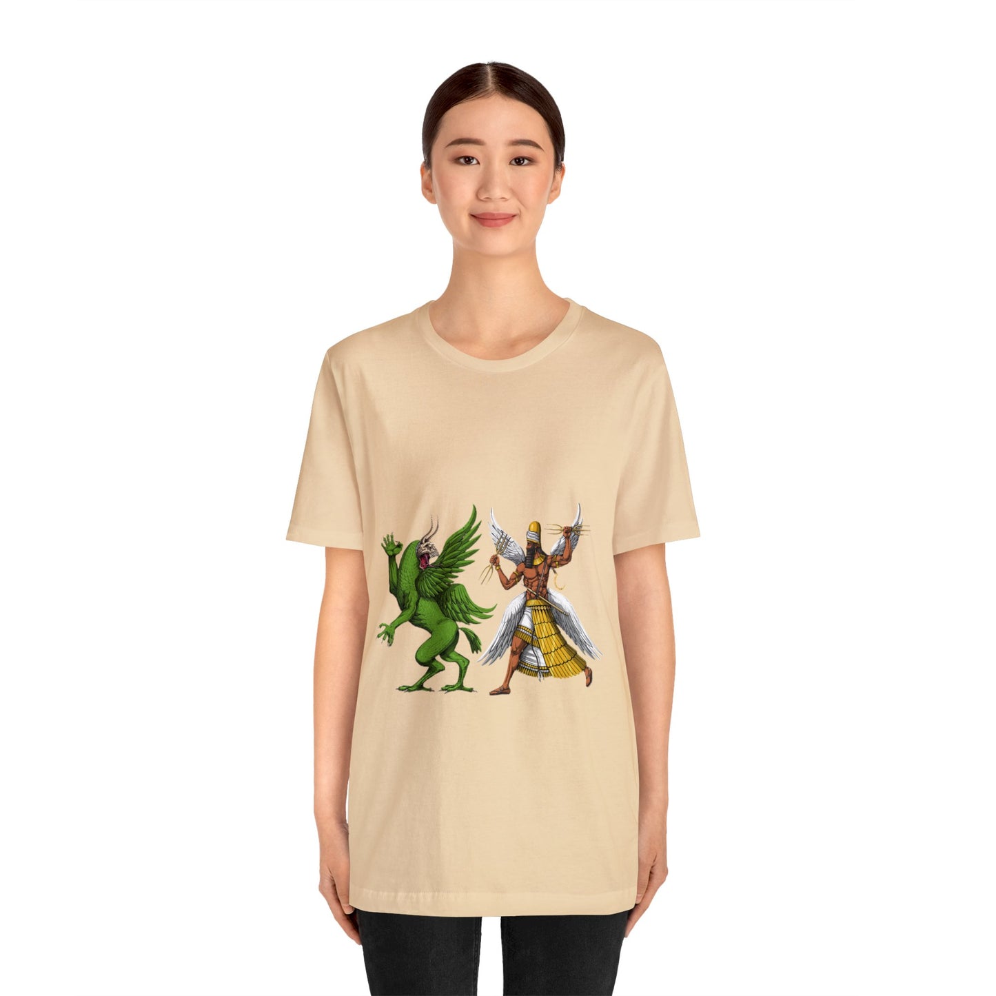 Unisex Marduk vs Tiamat Anunnaki Jersey Short Sleeve Tee