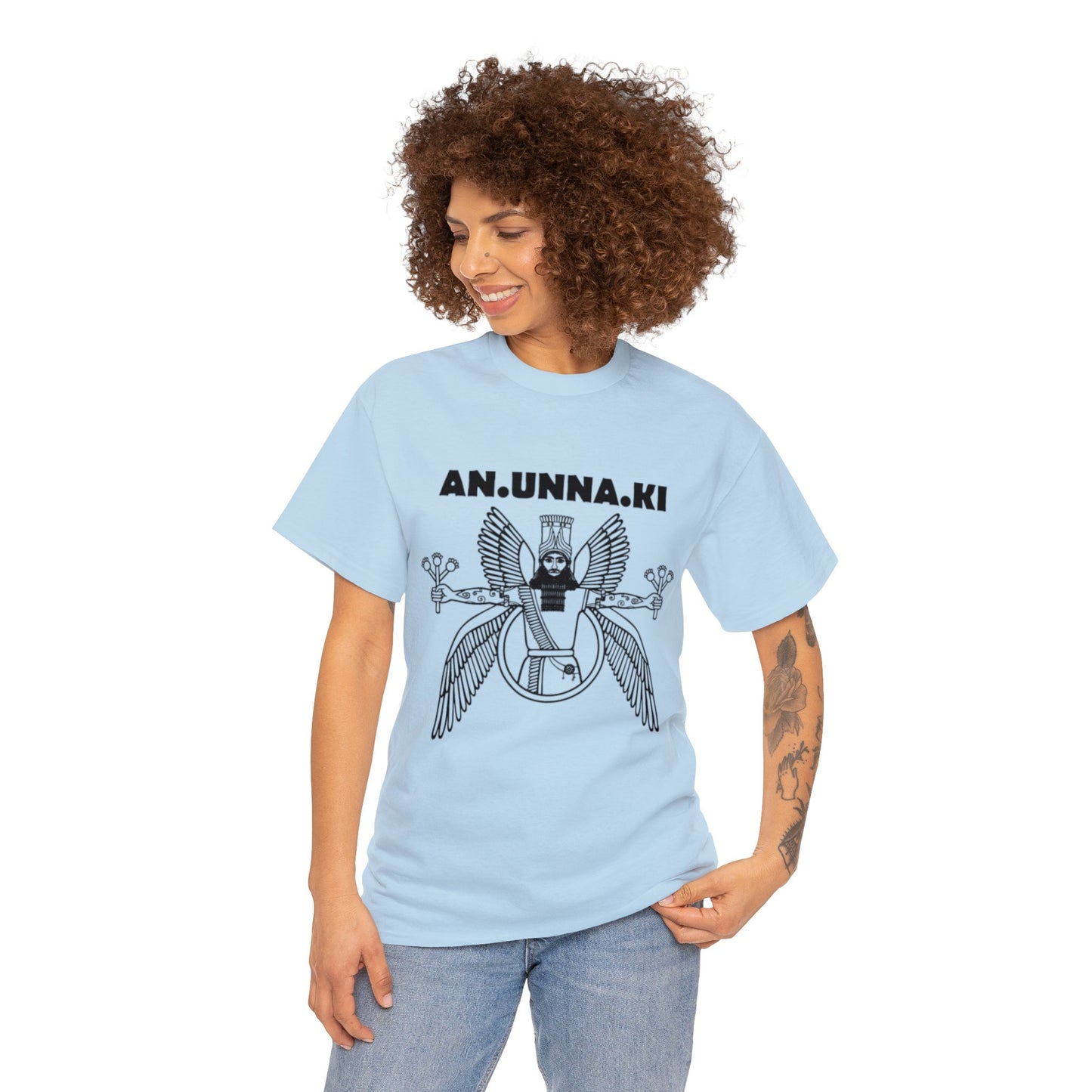 Unisex Heavy Cotton Tee - Anunnaki Ancient Aliens Tshirt