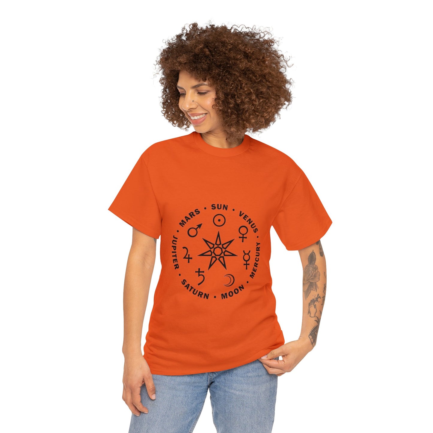 Unisex Heavy Cotton Tee -Astrology T-shirt