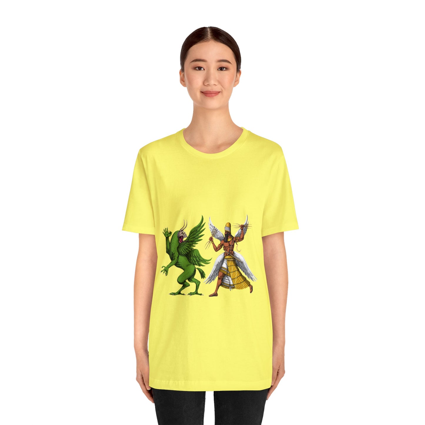 Unisex Marduk vs Tiamat Anunnaki Jersey Short Sleeve Tee