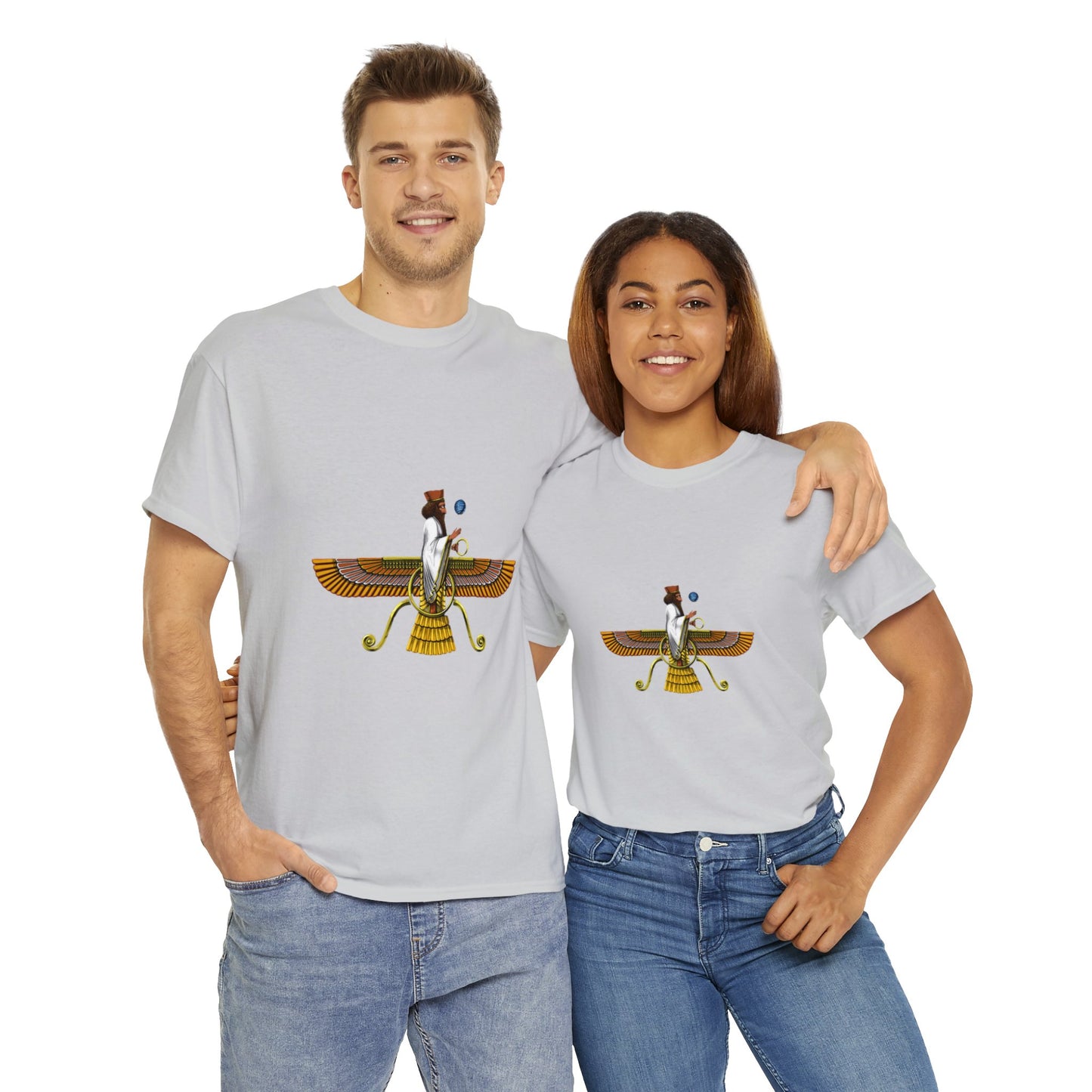 Unisex Heavy Cotton Tee - Anunnaki Enki T-shirt