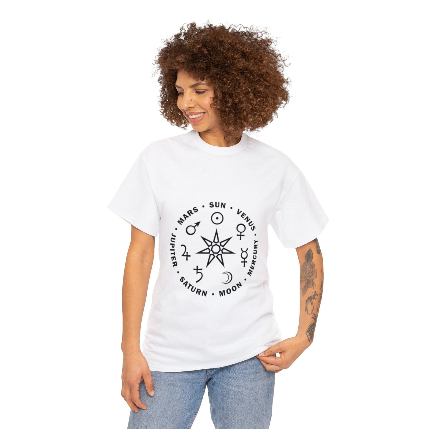 Unisex Heavy Cotton Tee -Astrology T-shirt