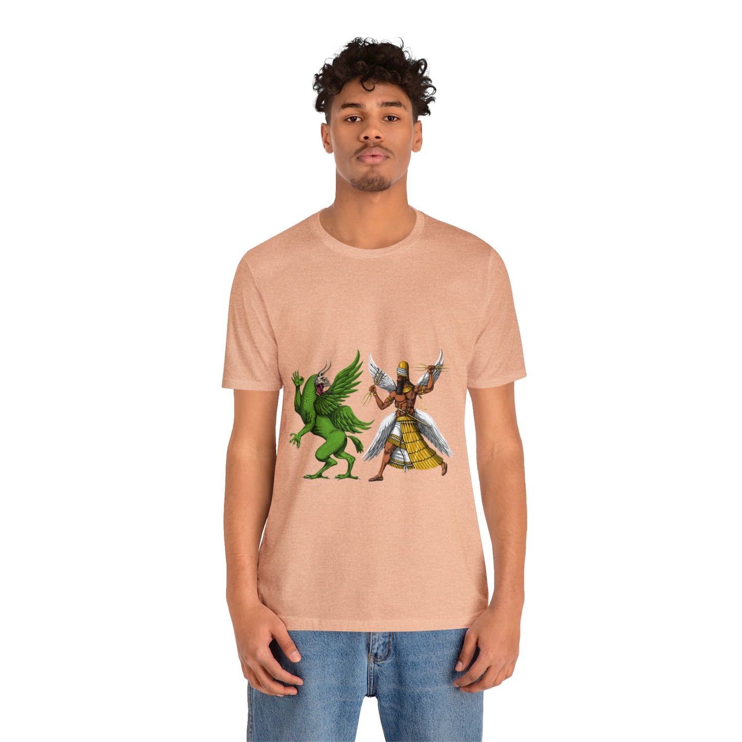 Unisex Marduk vs Tiamat Anunnaki Jersey Short Sleeve Tee