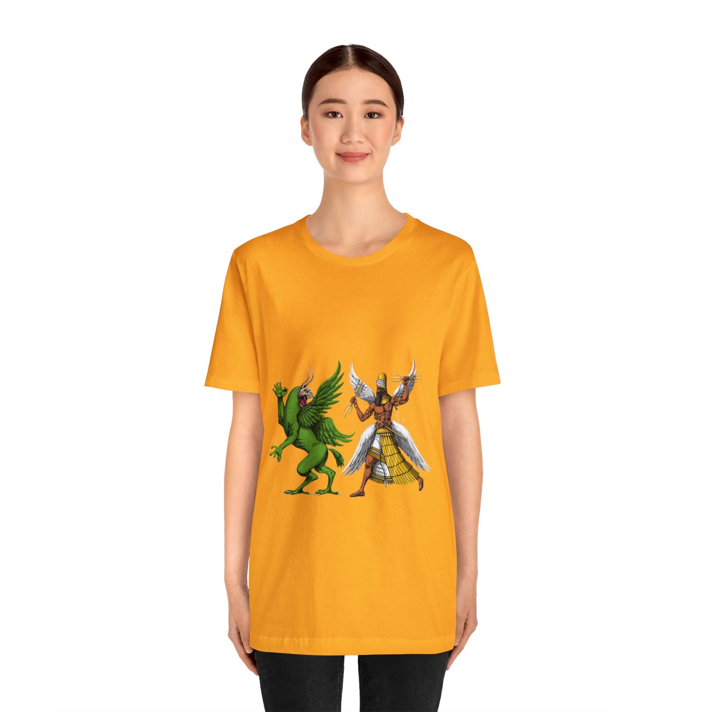 Unisex Marduk vs Tiamat Anunnaki Jersey Short Sleeve Tee