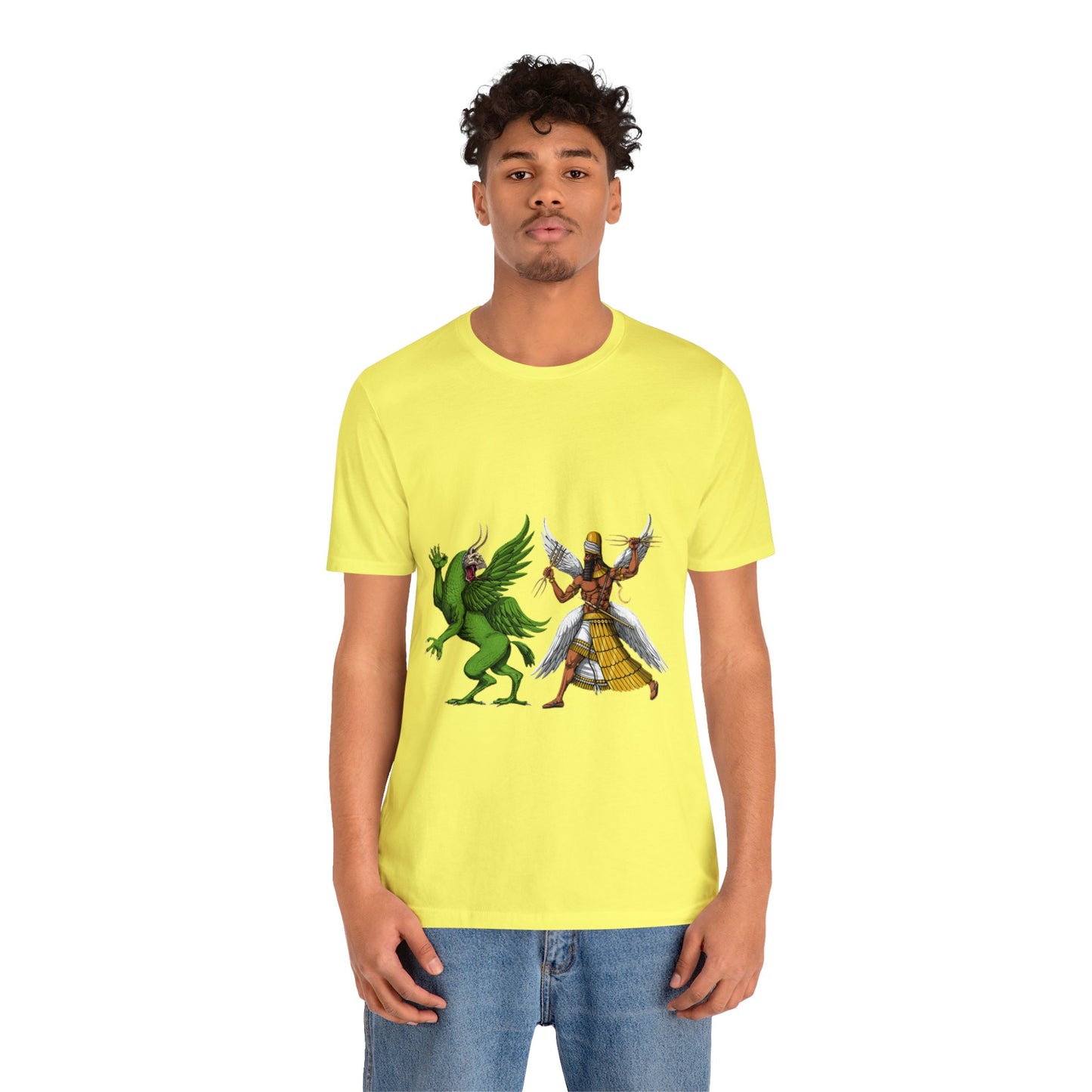 Unisex Marduk vs Tiamat Anunnaki Jersey Short Sleeve Tee