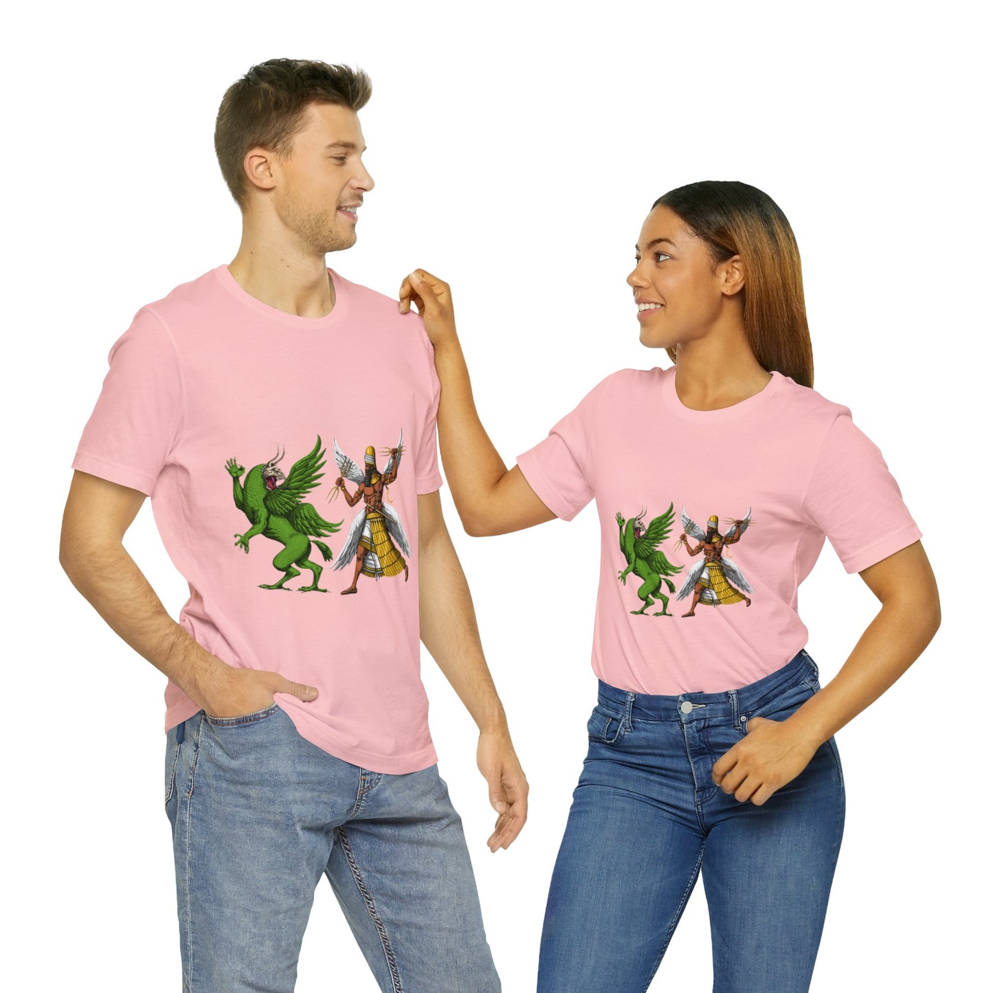 Unisex Marduk vs Tiamat Anunnaki Jersey Short Sleeve Tee