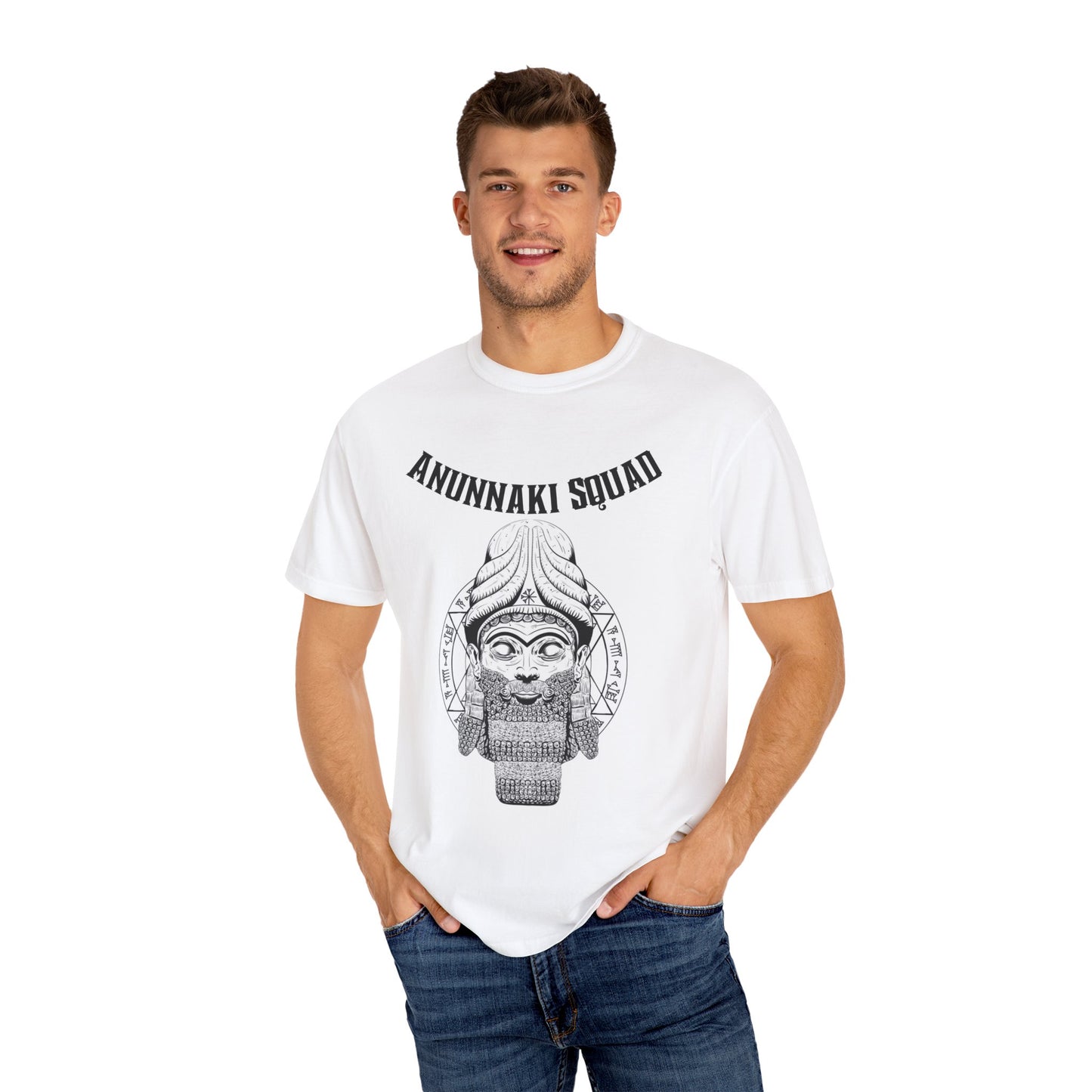Anunnaki Squad Unisex Garment-Dyed T-shirt