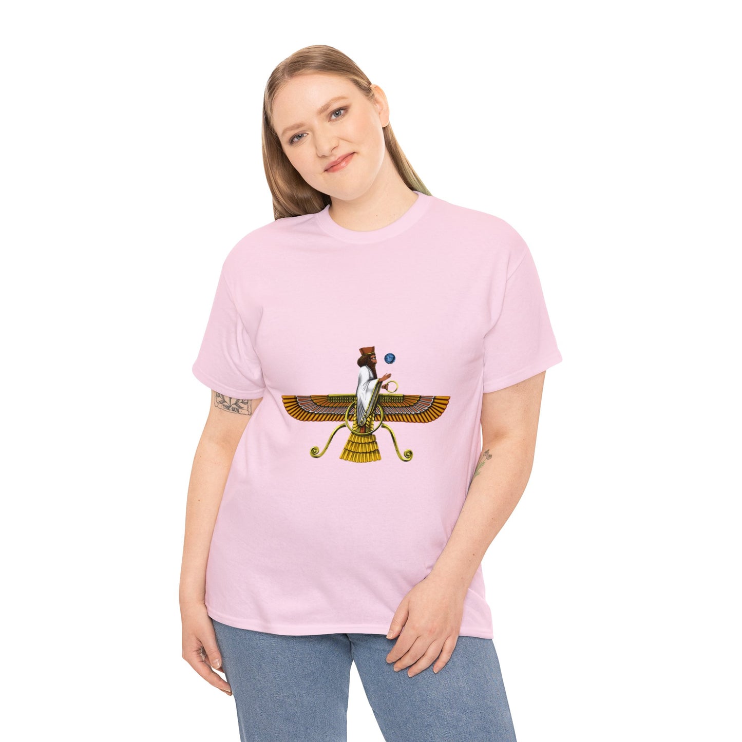 Unisex Heavy Cotton Tee - Anunnaki Enki T-shirt
