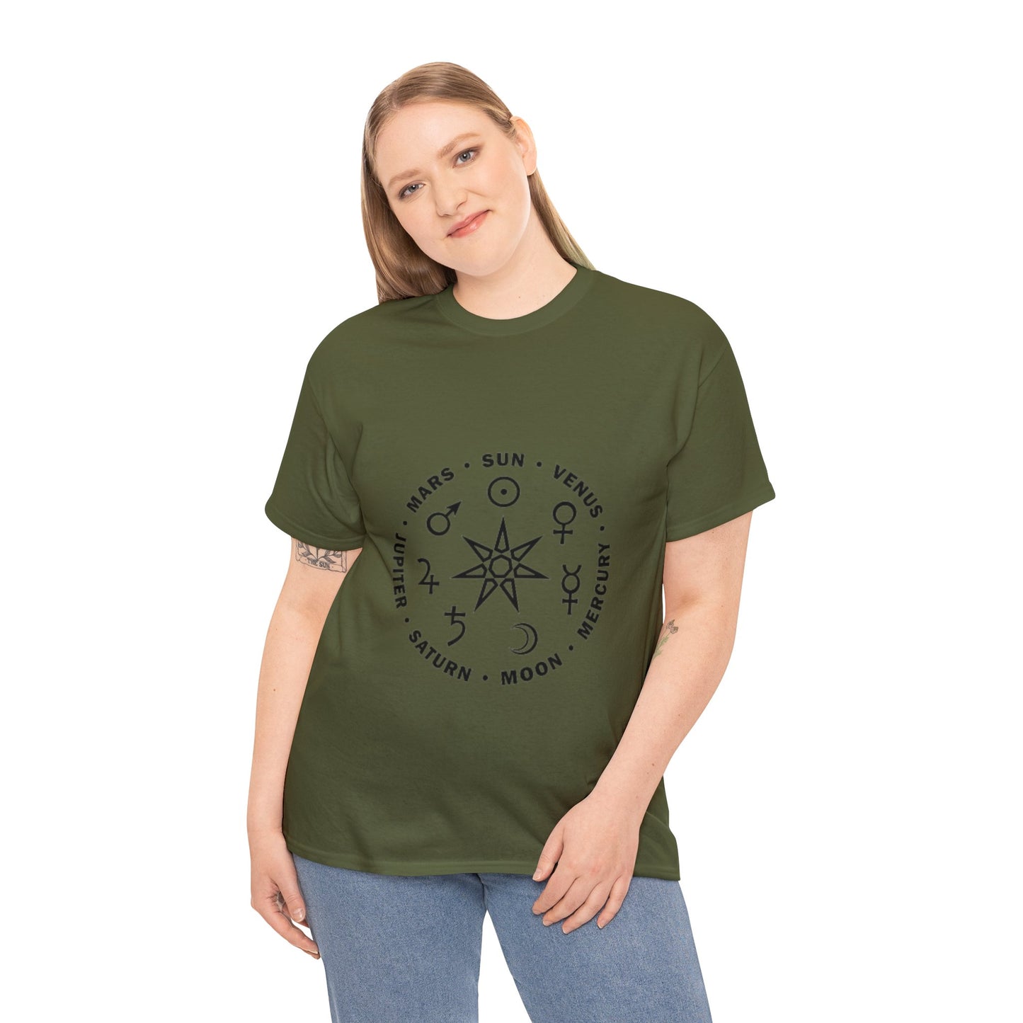 Unisex Heavy Cotton Tee -Astrology T-shirt