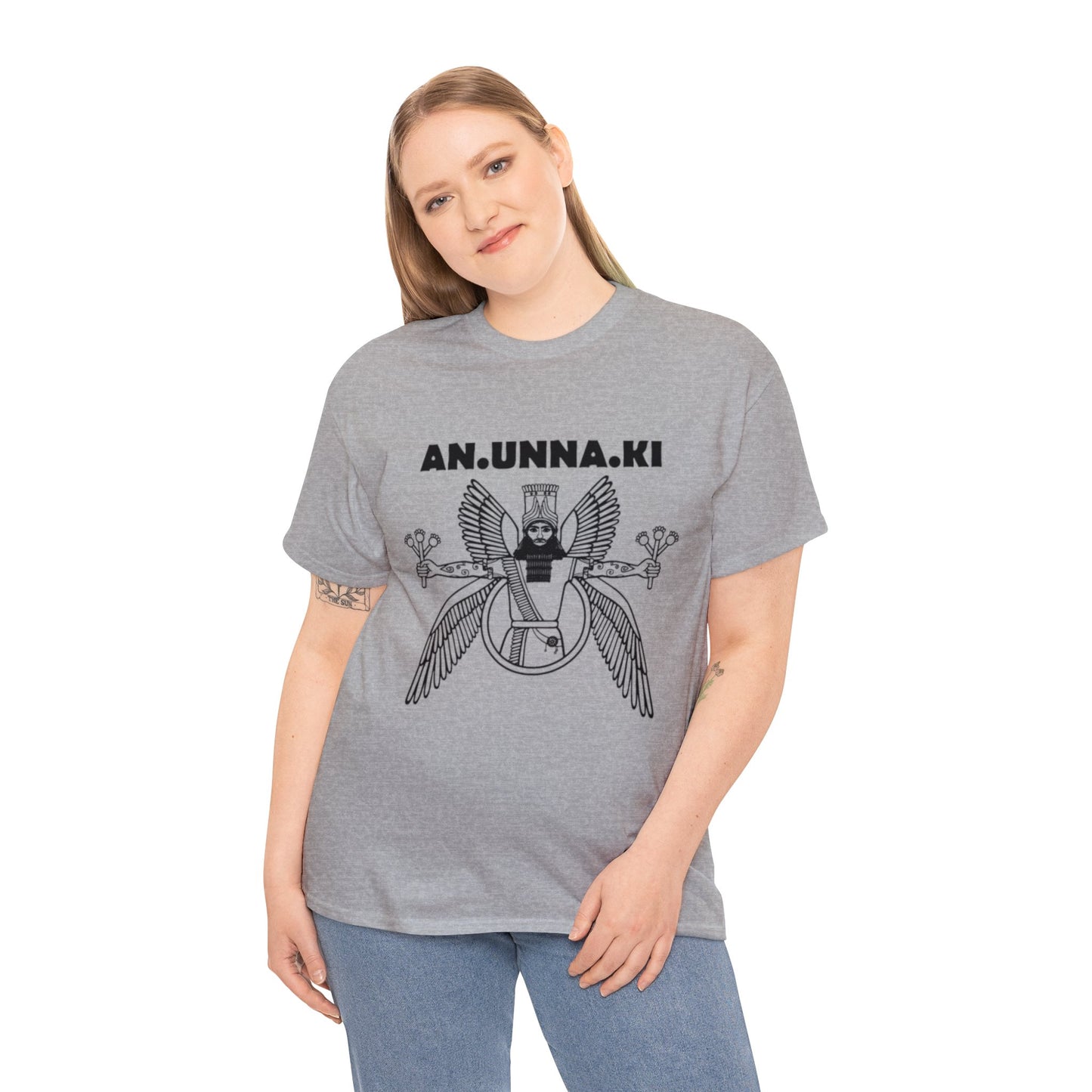 Unisex Heavy Cotton Tee - Anunnaki Ancient Aliens Tshirt