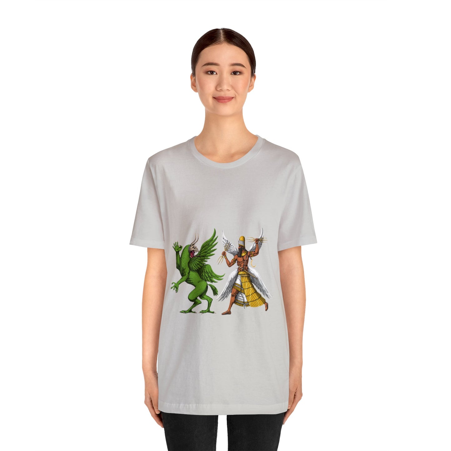 Unisex Marduk vs Tiamat Anunnaki Jersey Short Sleeve Tee