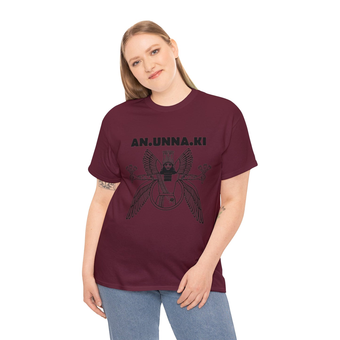 Unisex Heavy Cotton Tee - Anunnaki Ancient Aliens Tshirt