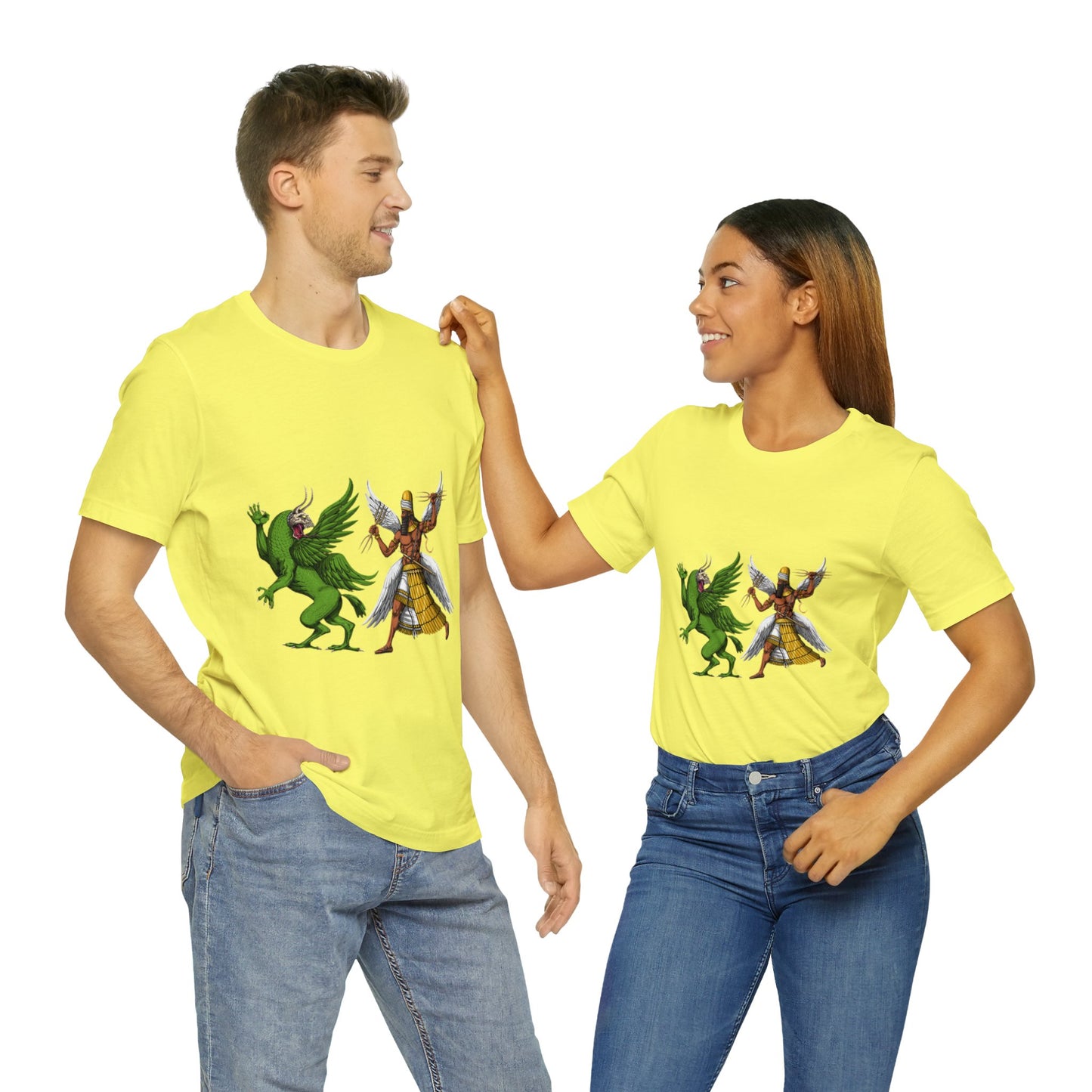 Unisex Marduk vs Tiamat Anunnaki Jersey Short Sleeve Tee