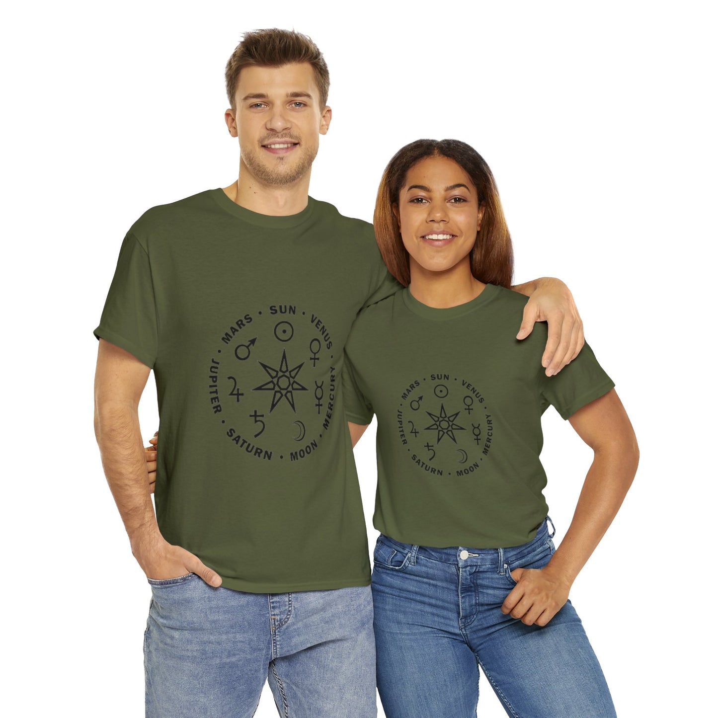 Unisex Heavy Cotton Tee -Astrology T-shirt