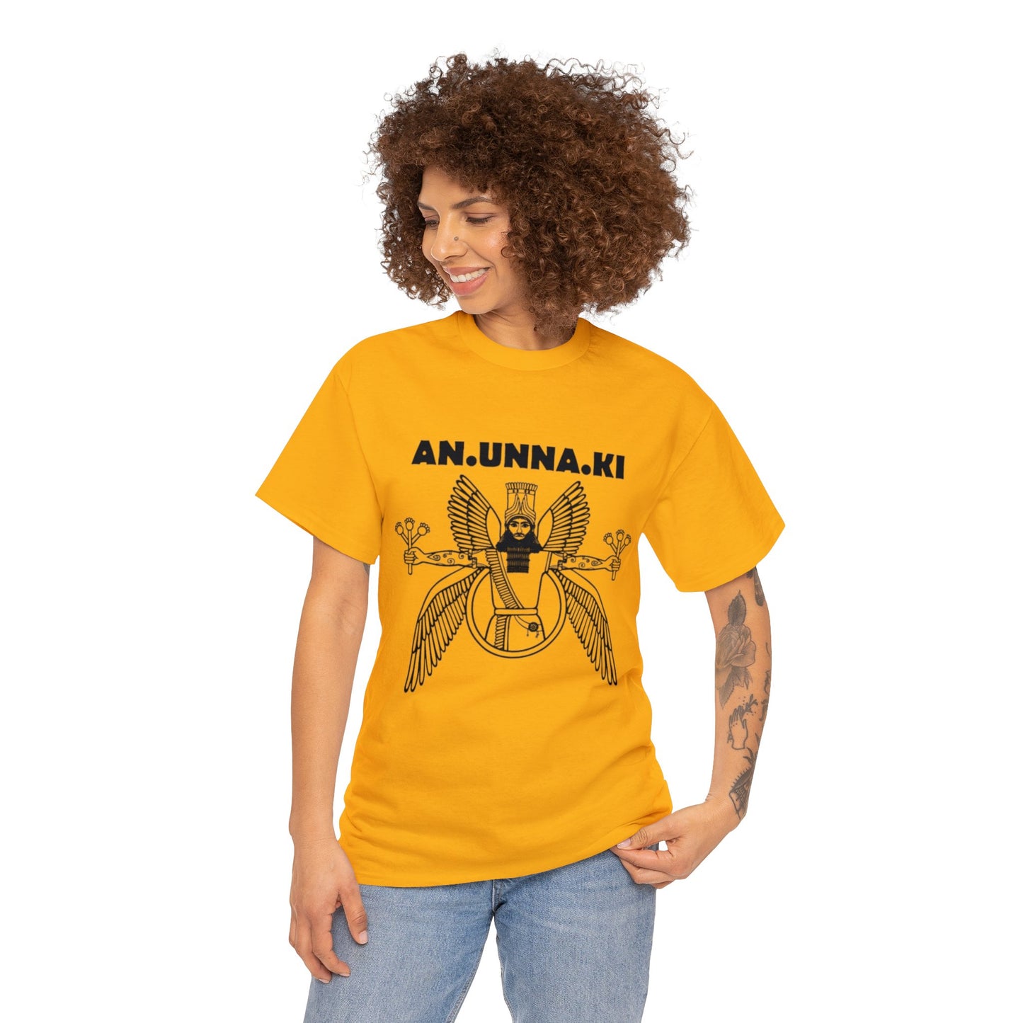 Unisex Heavy Cotton Tee - Anunnaki Ancient Aliens Tshirt