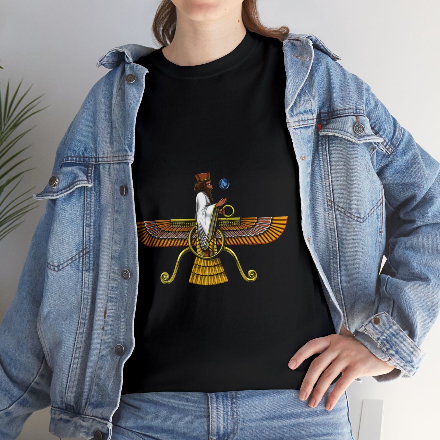 Unisex Heavy Cotton Tee - Anunnaki Enki T-shirt