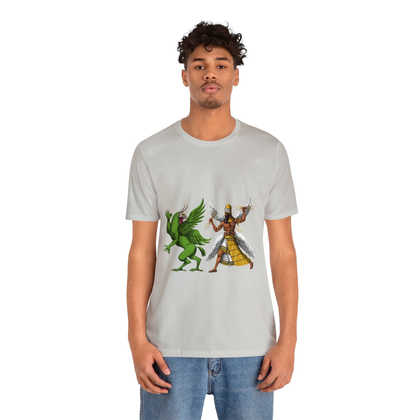 Unisex Marduk vs Tiamat Anunnaki Jersey Short Sleeve Tee
