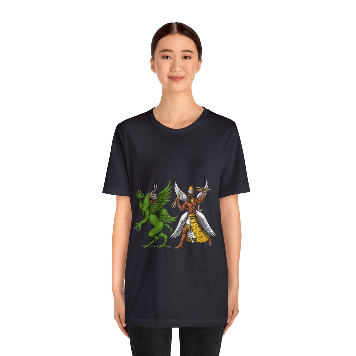 Unisex Marduk vs Tiamat Anunnaki Jersey Short Sleeve Tee