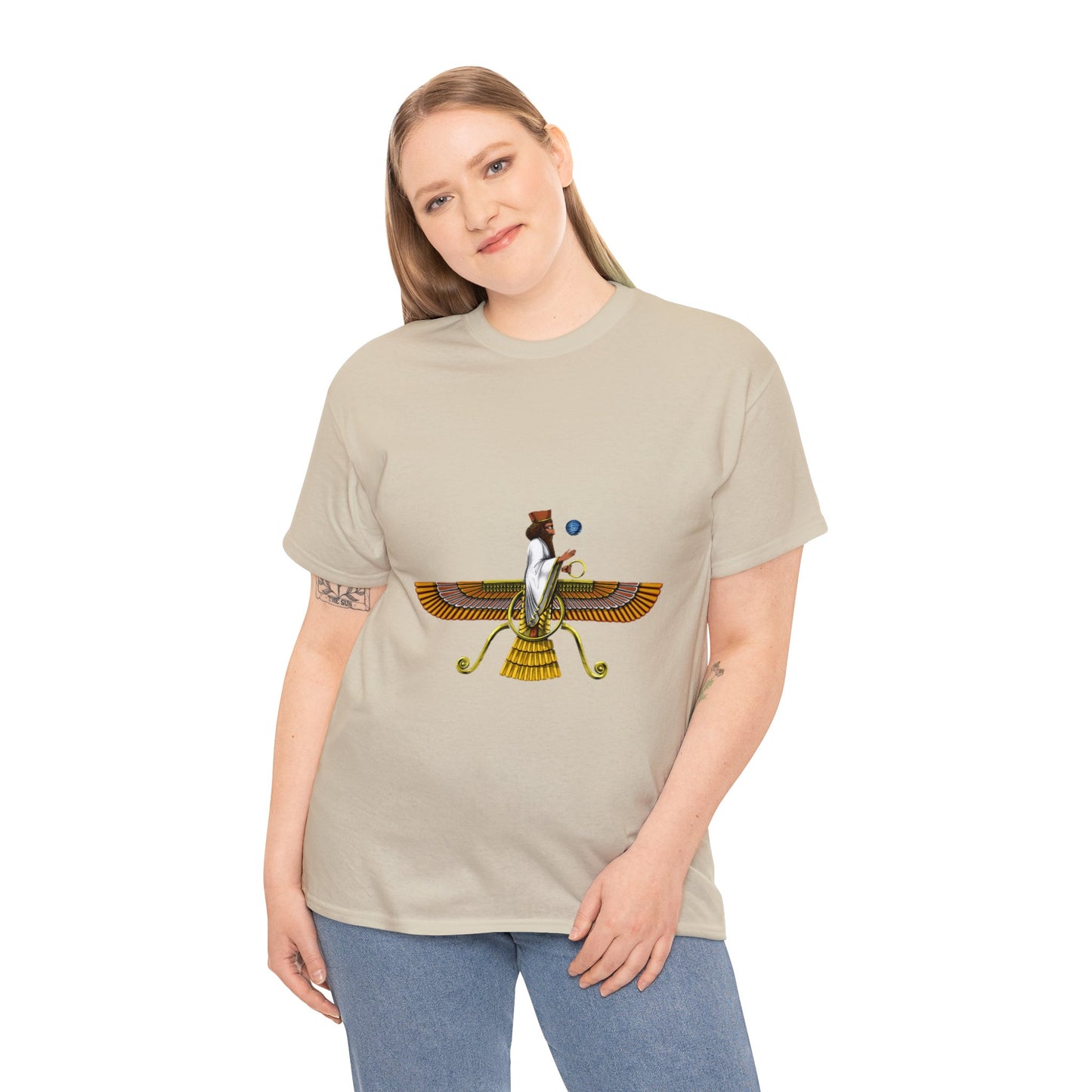 Unisex Heavy Cotton Tee - Anunnaki Enki T-shirt