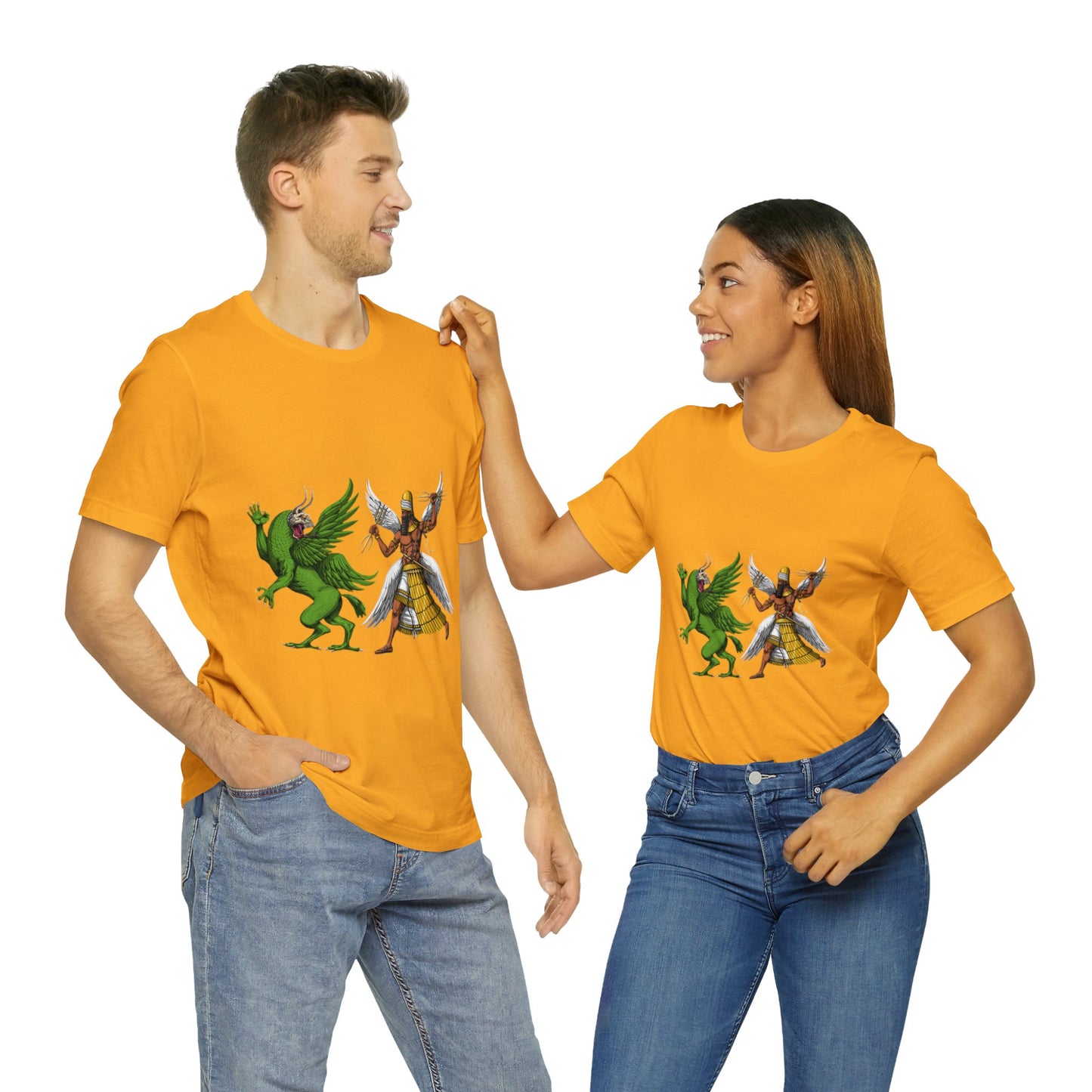 Unisex Marduk vs Tiamat Anunnaki Jersey Short Sleeve Tee