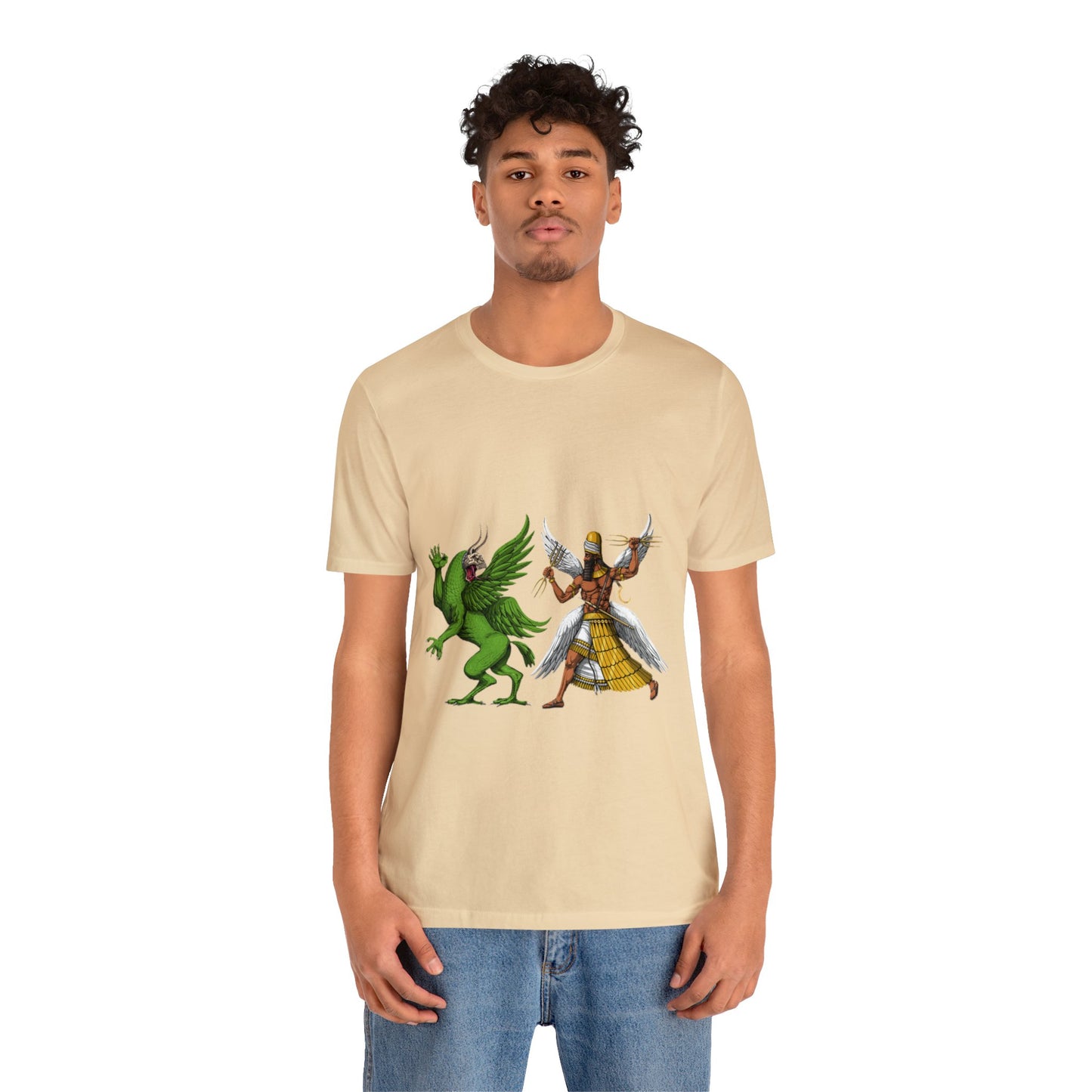 Unisex Marduk vs Tiamat Anunnaki Jersey Short Sleeve Tee
