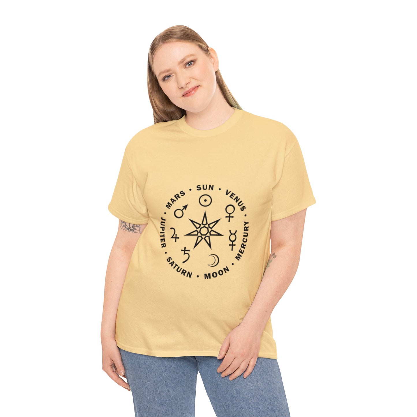 Unisex Heavy Cotton Tee -Astrology T-shirt